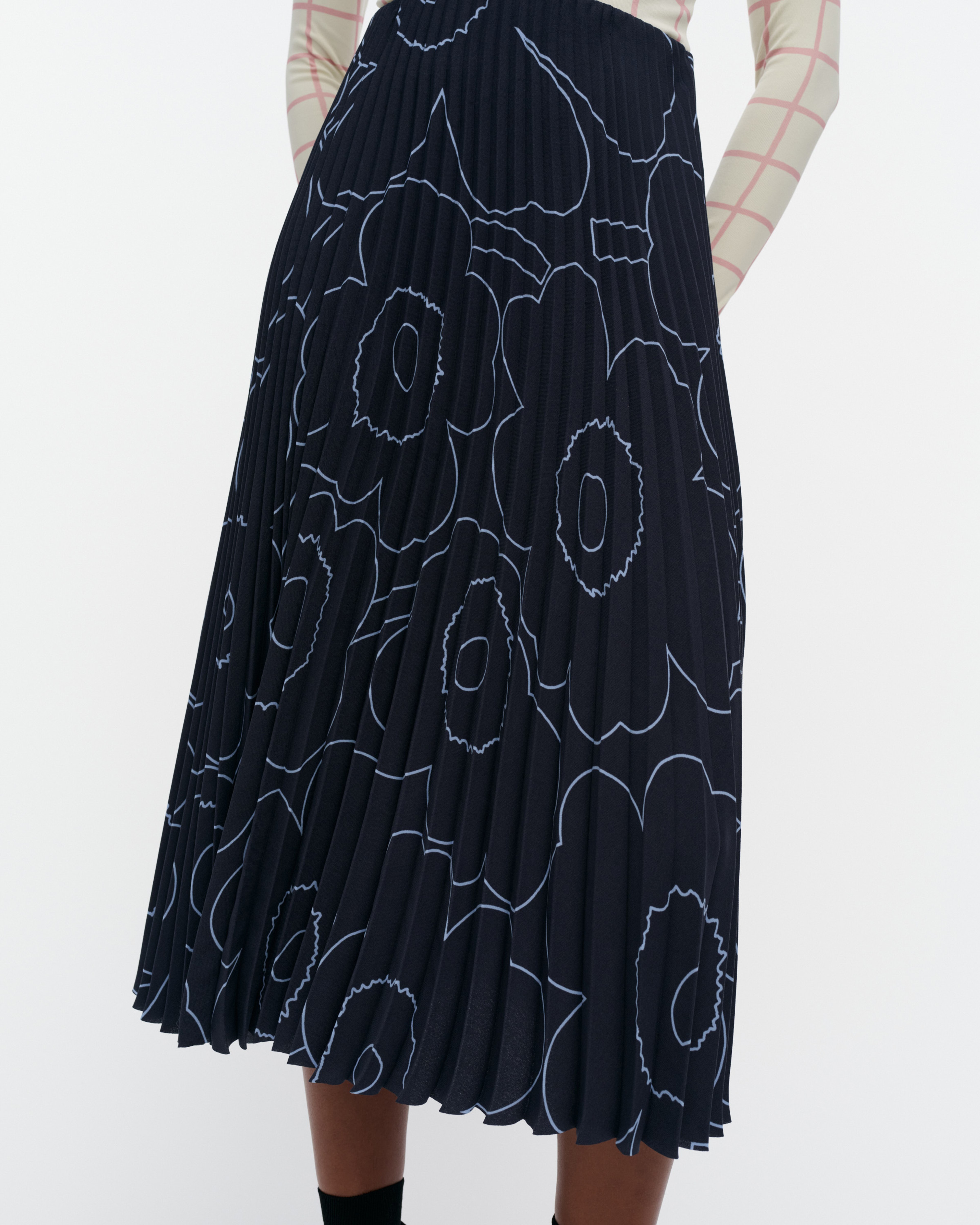 Pii Piirto Unikko, Skirt, dark blue, light blue,