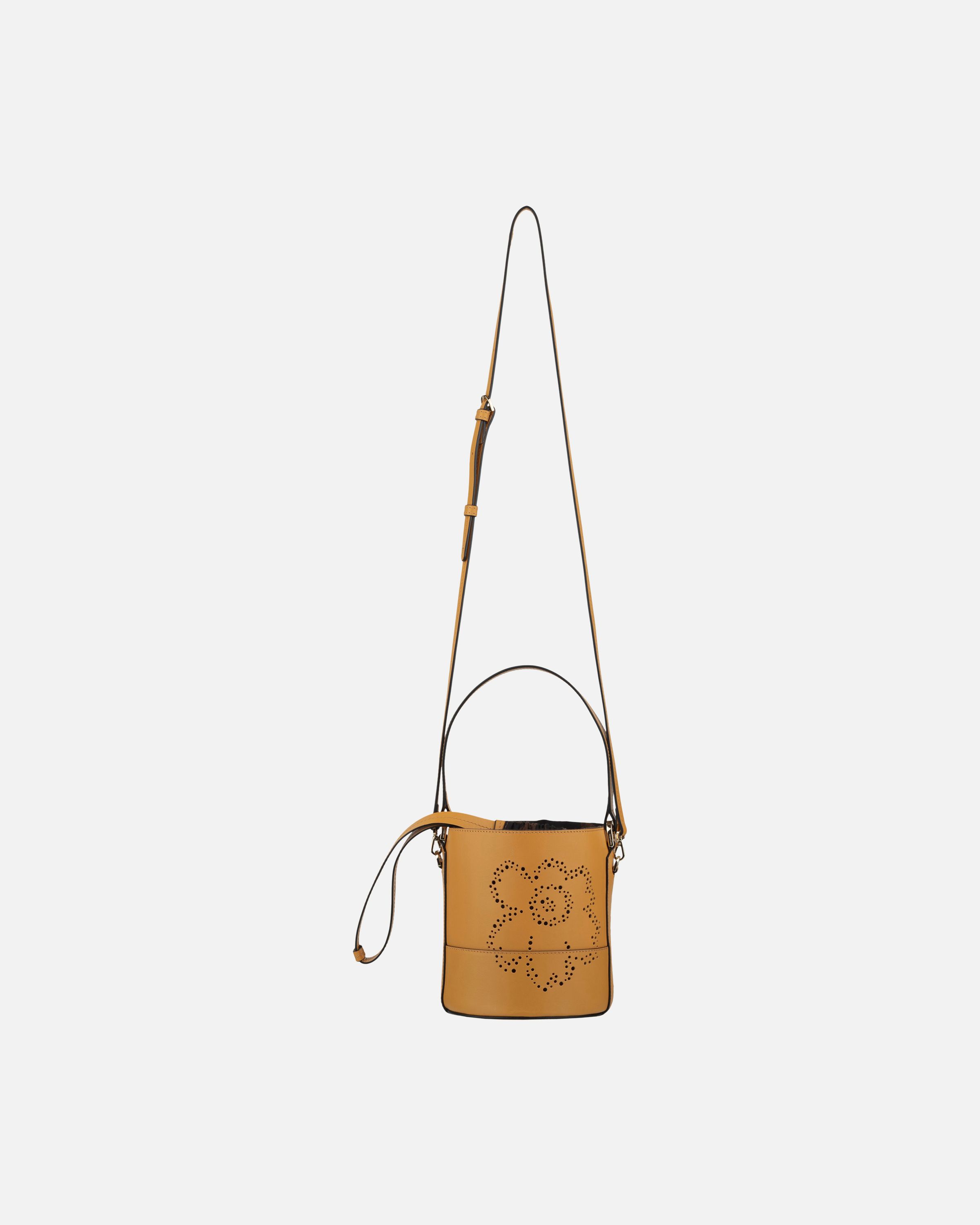 Imprint Small Bucket Unikko olive green | Marimekko
