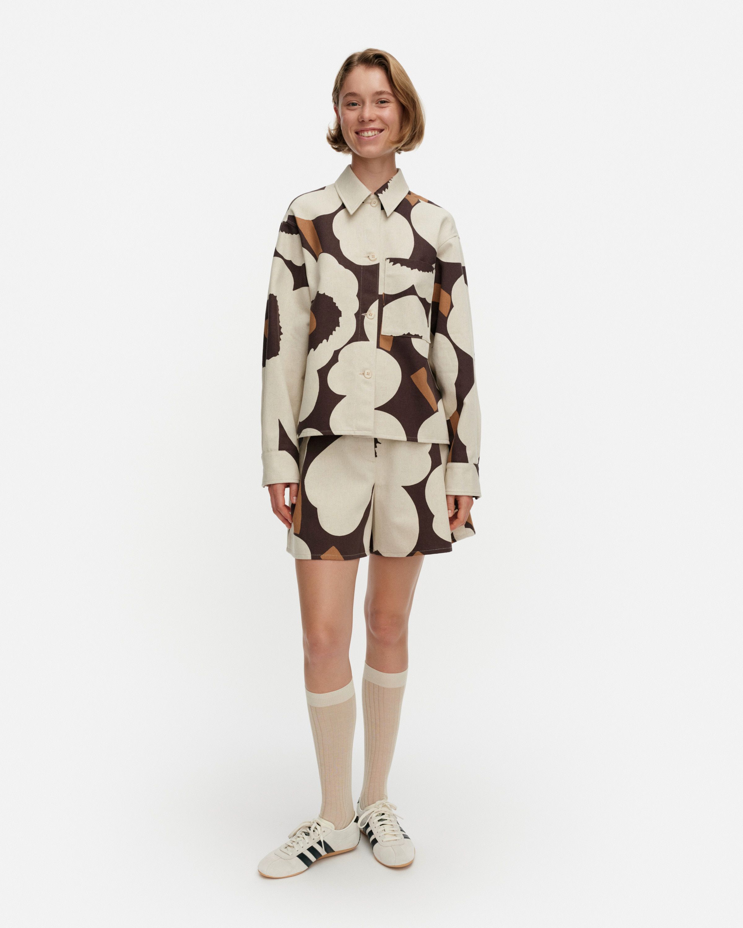 Pilkkoa Unikko Overshirt | Marimekko