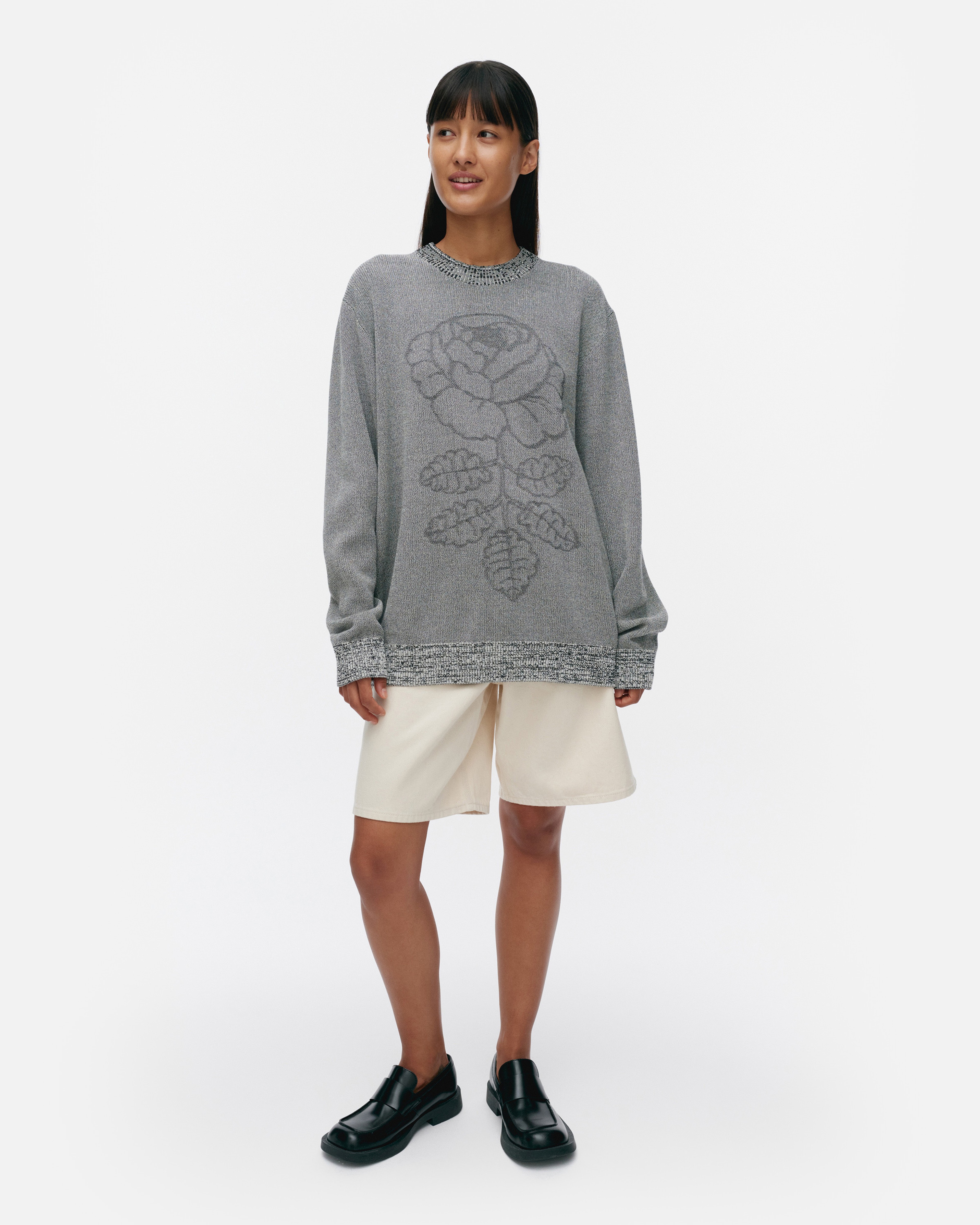 Lasi Vihkiruusu Strickpullover aus Baumwolle
