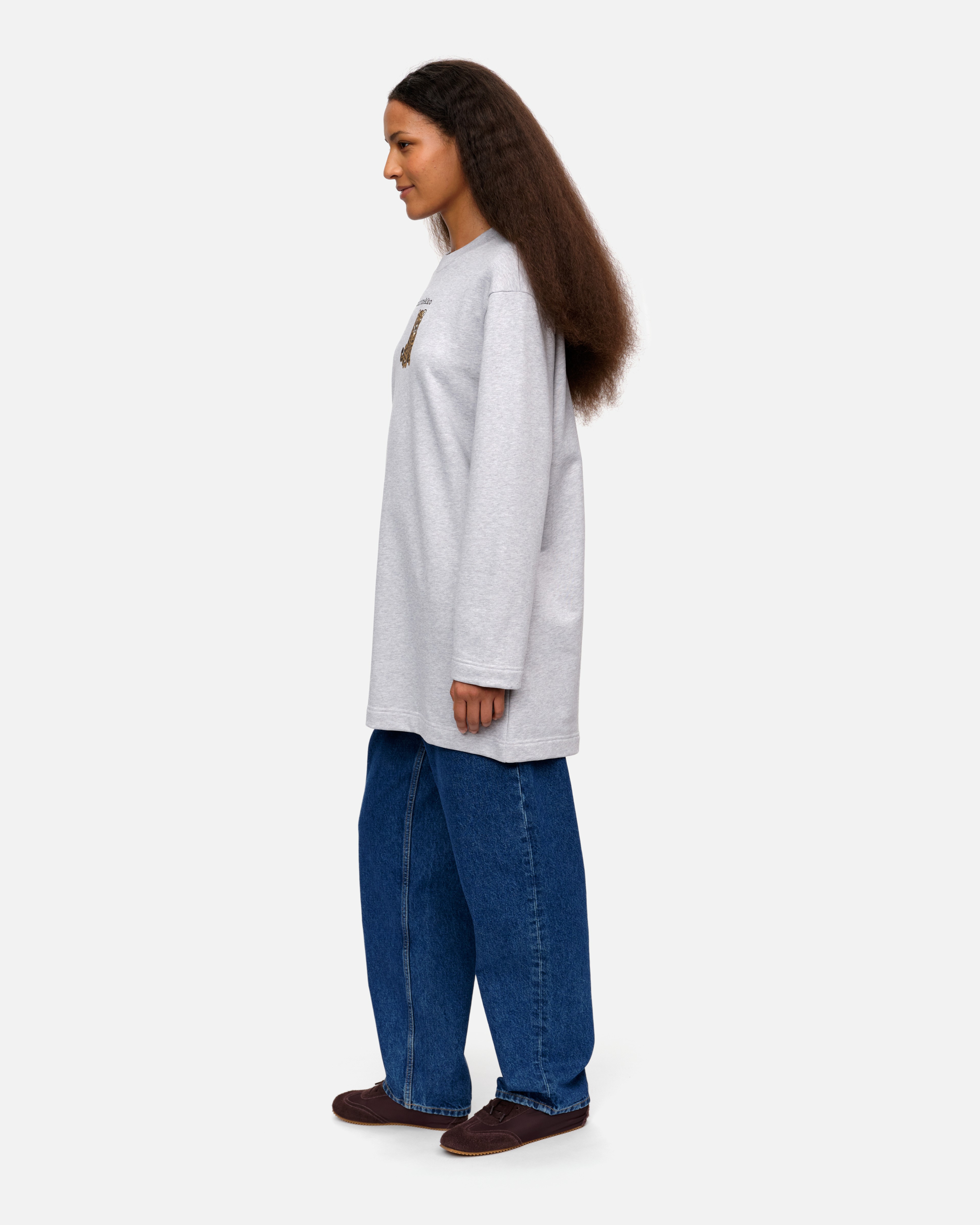 Varjoisa Kaksoset, Collegemekko, meleerattu harmaa, ruskea,
