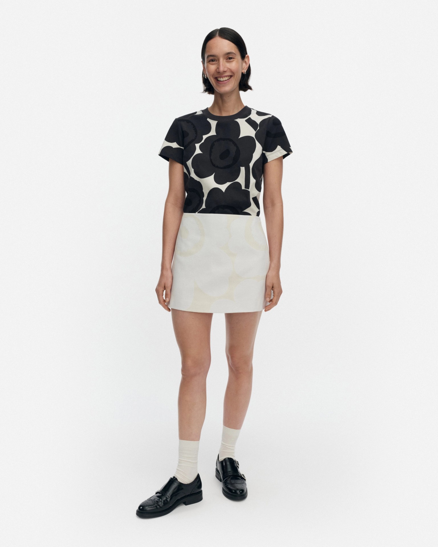 Kirjasto Unikko, Skirt, white, off white,