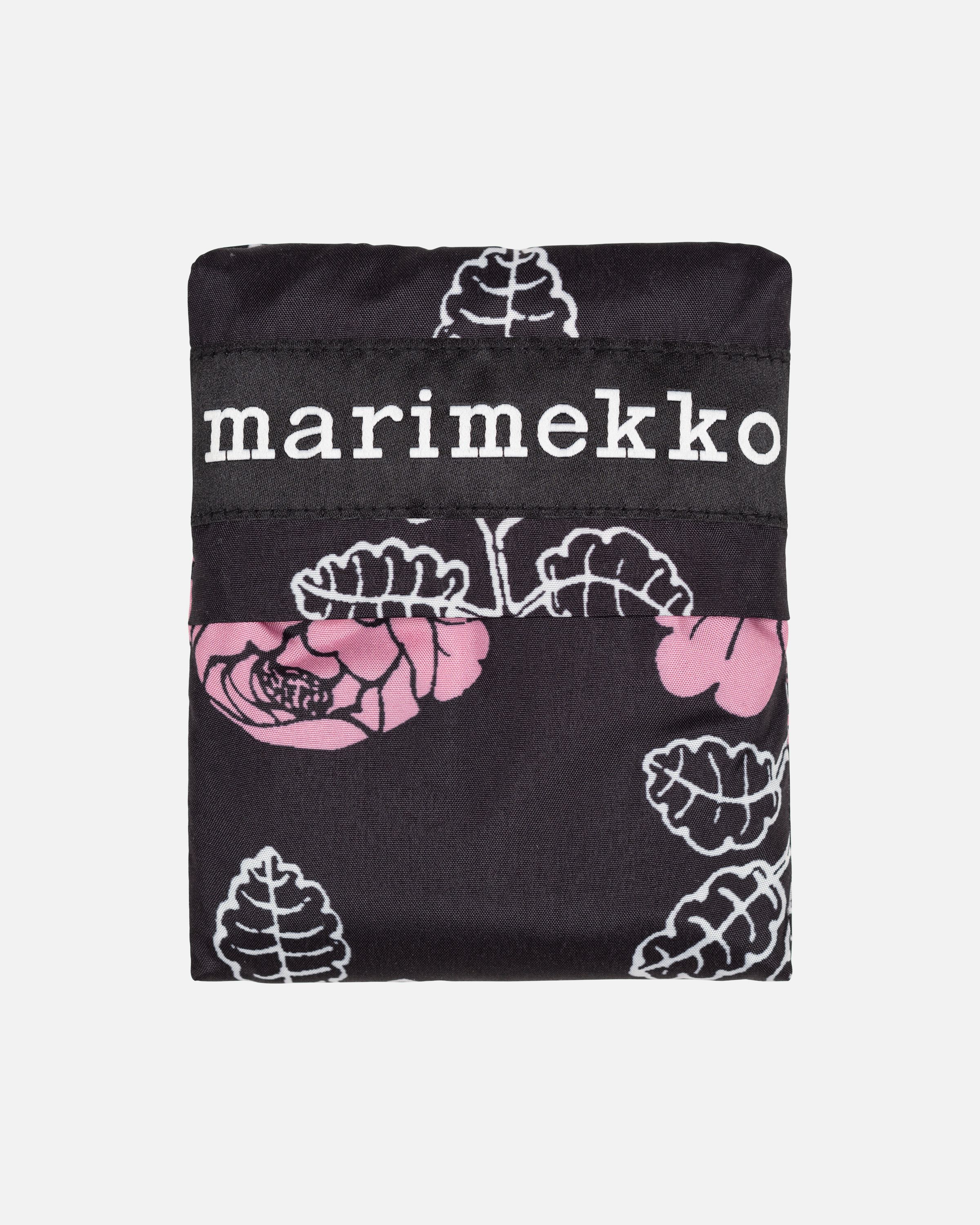 Smartbag Vihkiruusu Tote bag black, light pink, off white | Marimekko