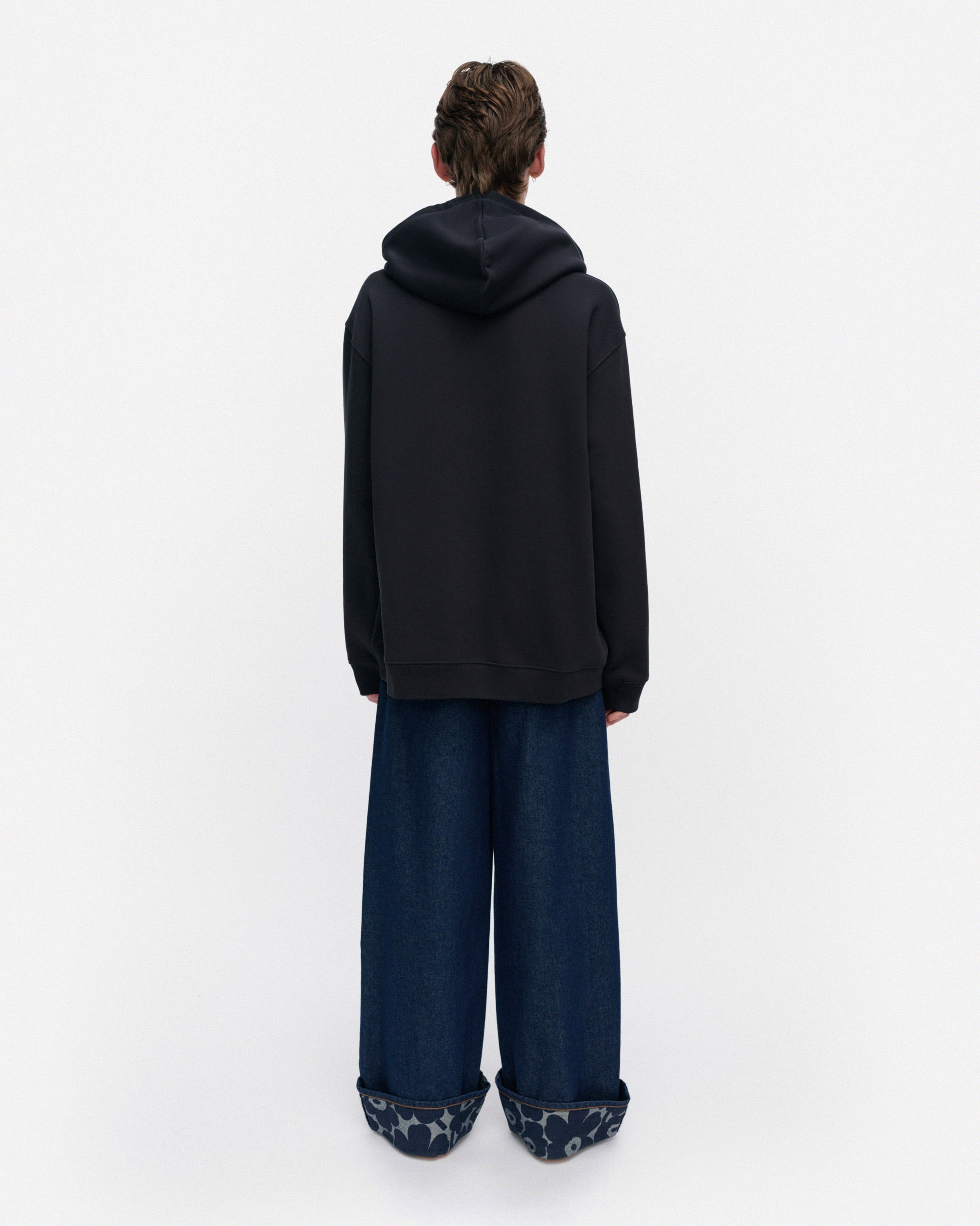 Teesi Unikko Placement, Kioski hoodie, black, dark grey,