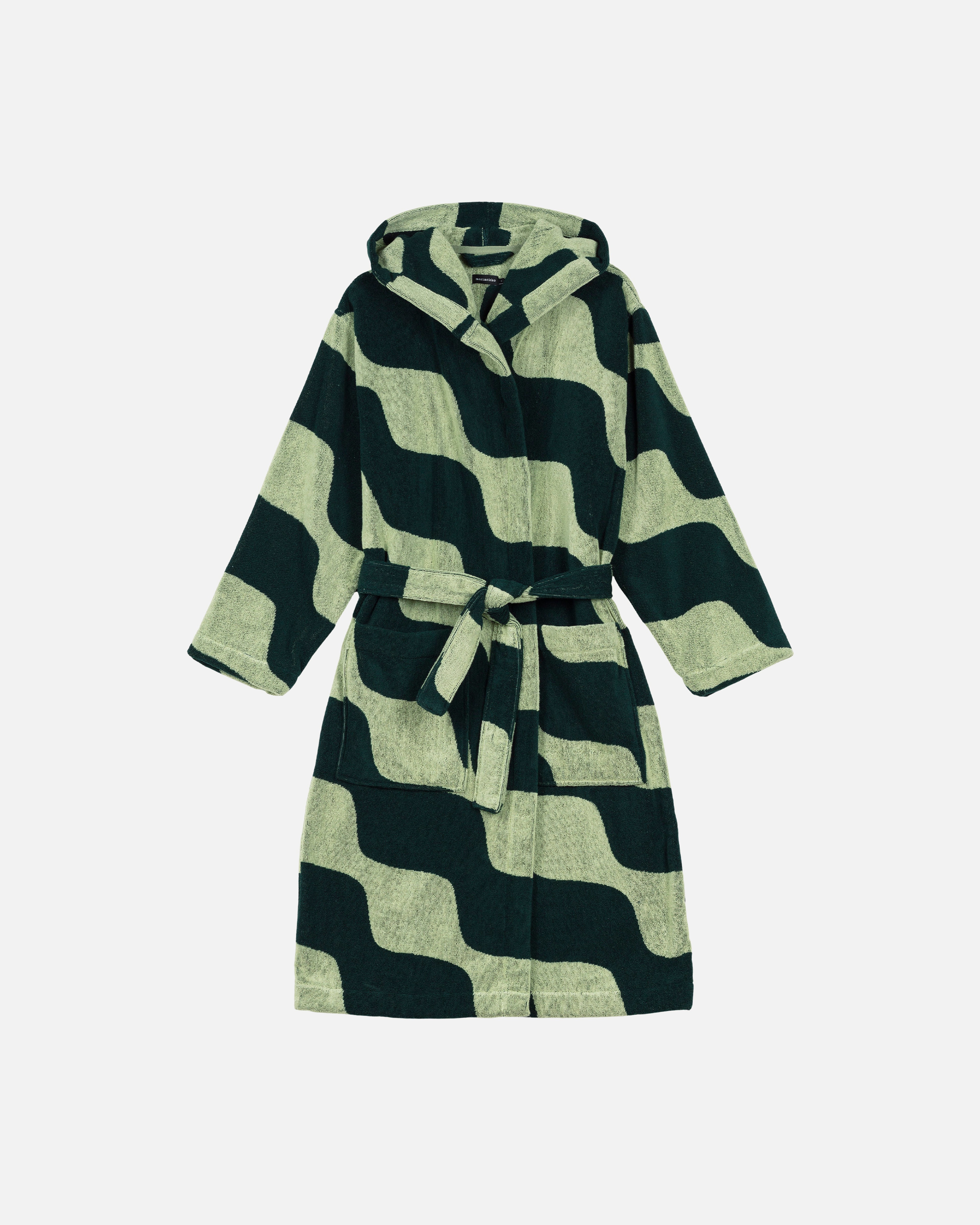 Taifuuni, Bathrobe, pear, dk.green,