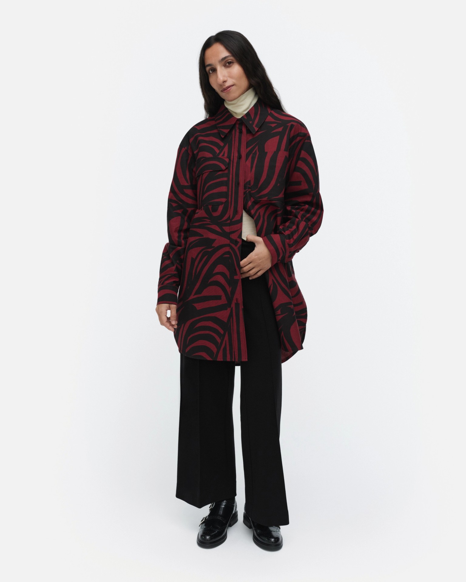 Notkea Solid, Trousers, black,