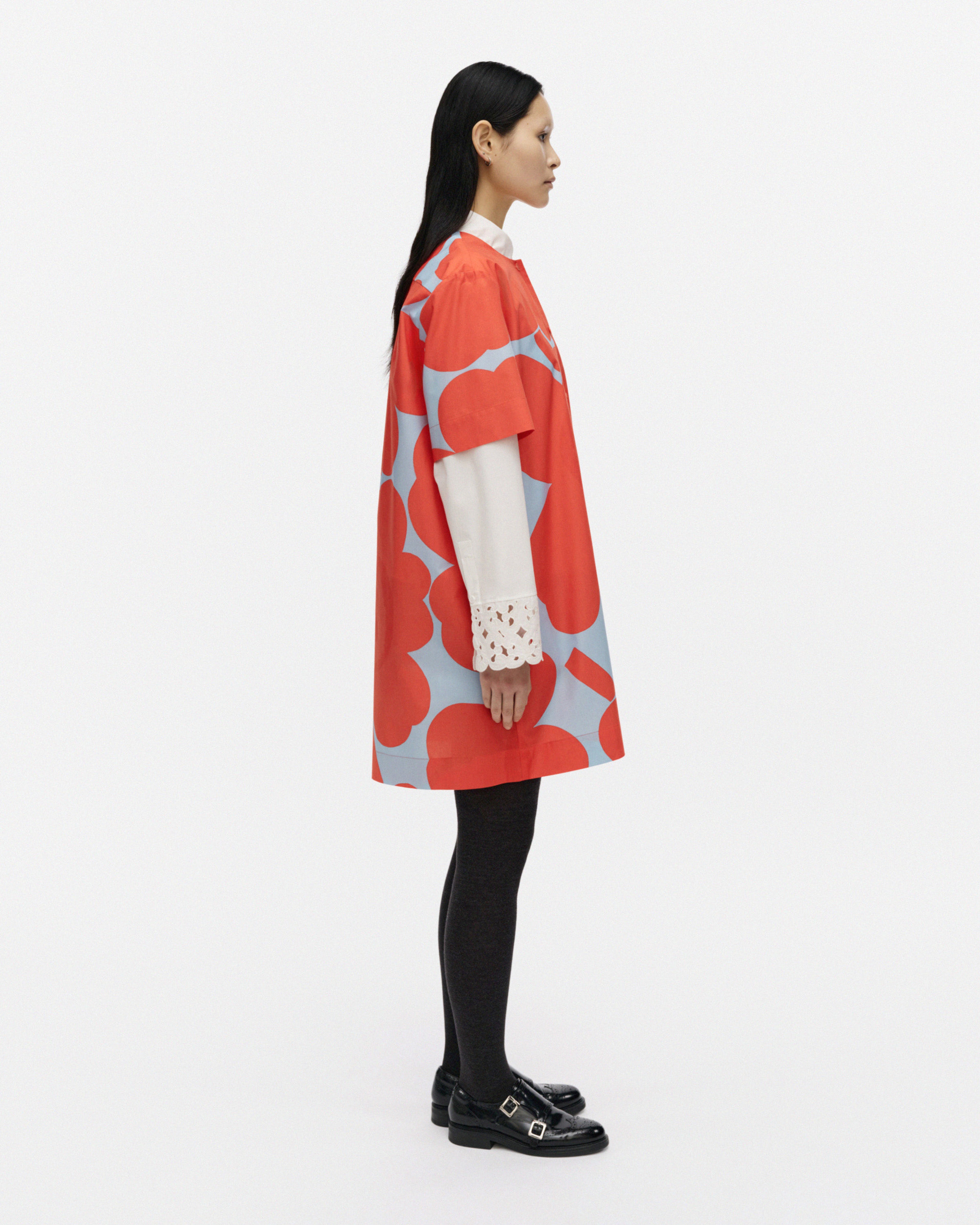 Taitavuus Unikko, Dress, red, light blue,