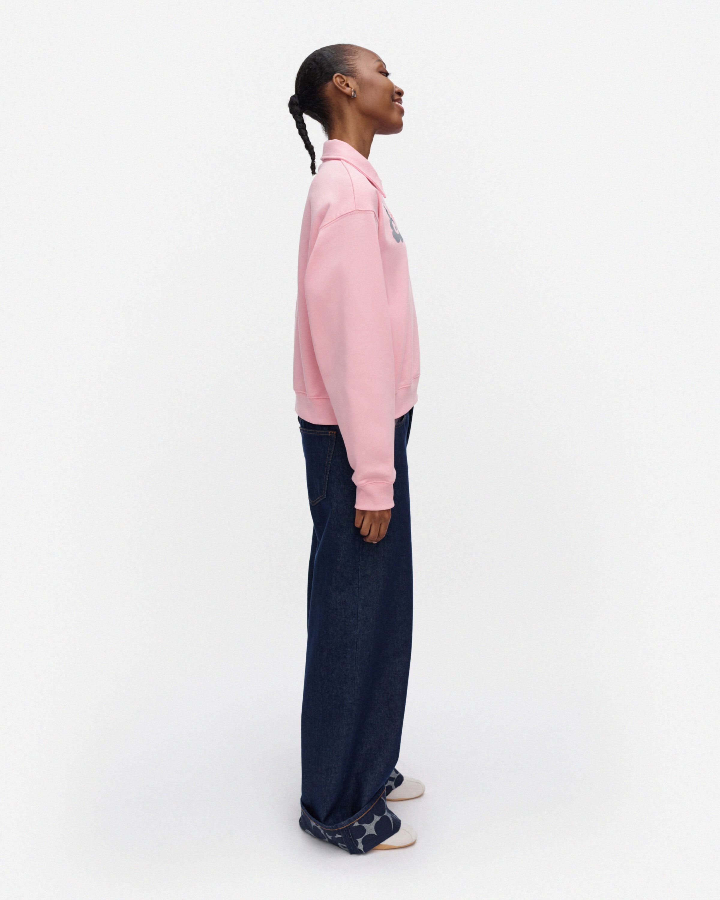 Toiminta Unikko Placement Kioski sweatshirt light pink, grey