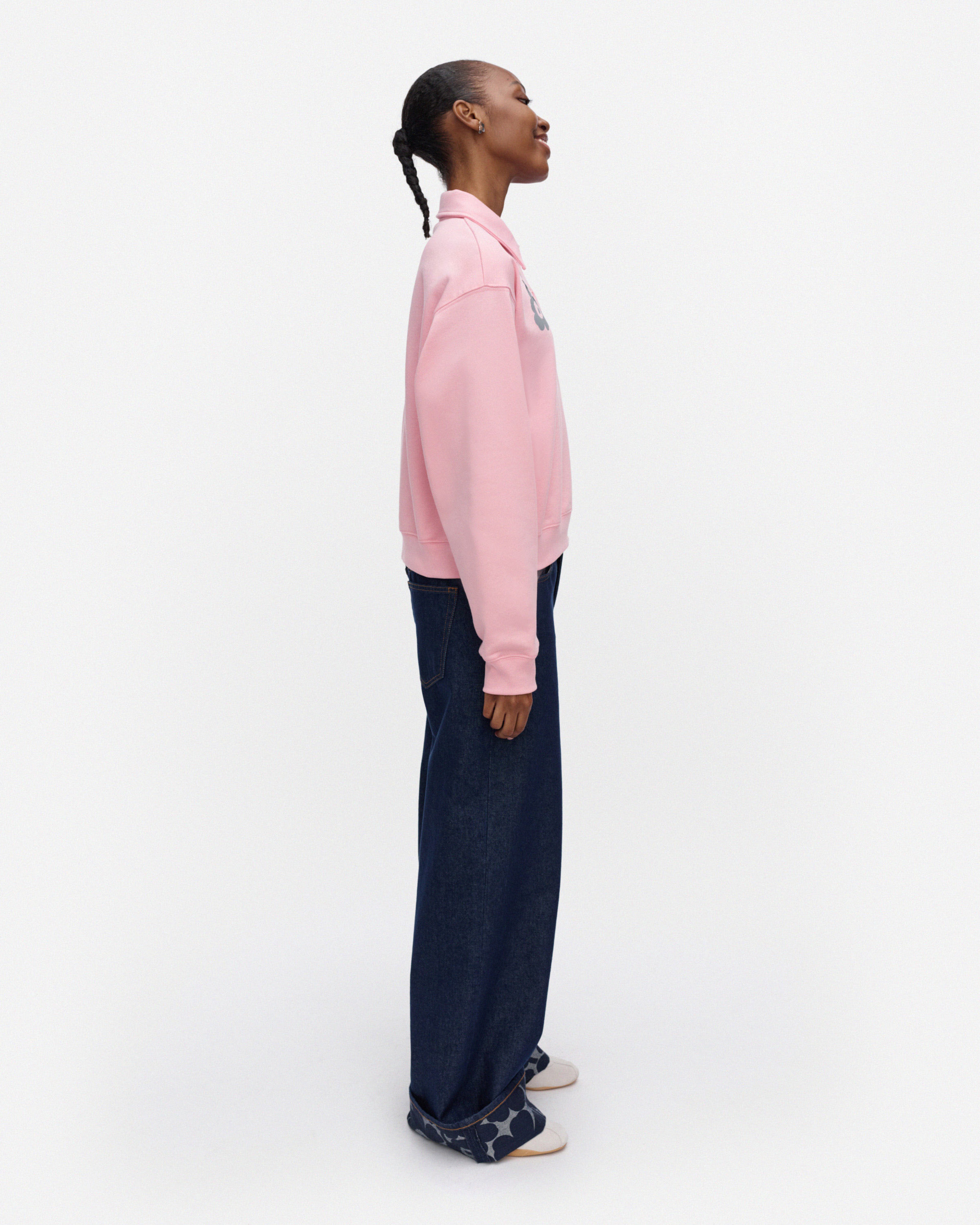 Toiminta Unikko Placement, Kioski sweatshirt, light pink, grey,