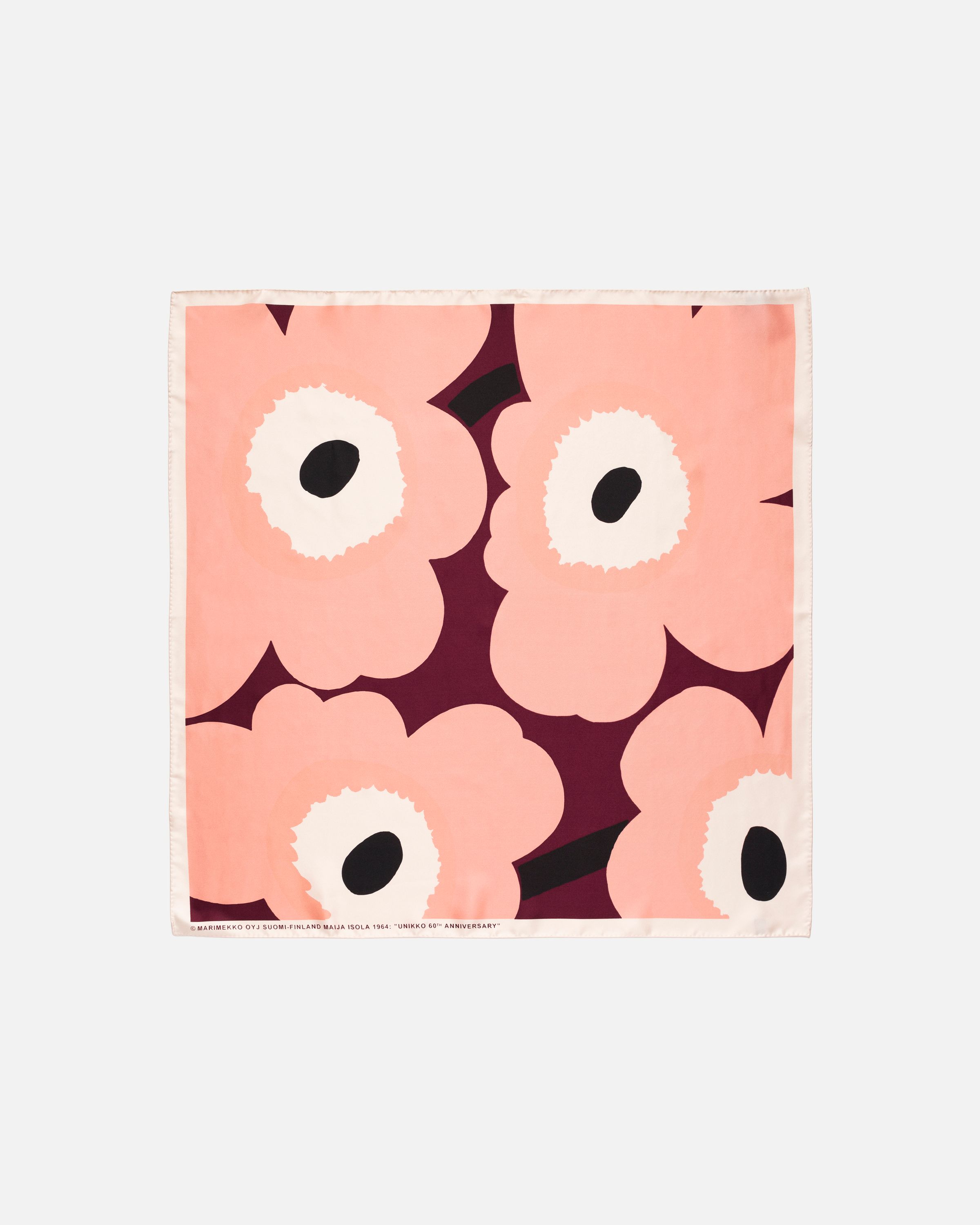 小物 Heijastus Unikko 60th Lauhtua silk scarf Lauhtua Unikko Silk scarf | Marimekko