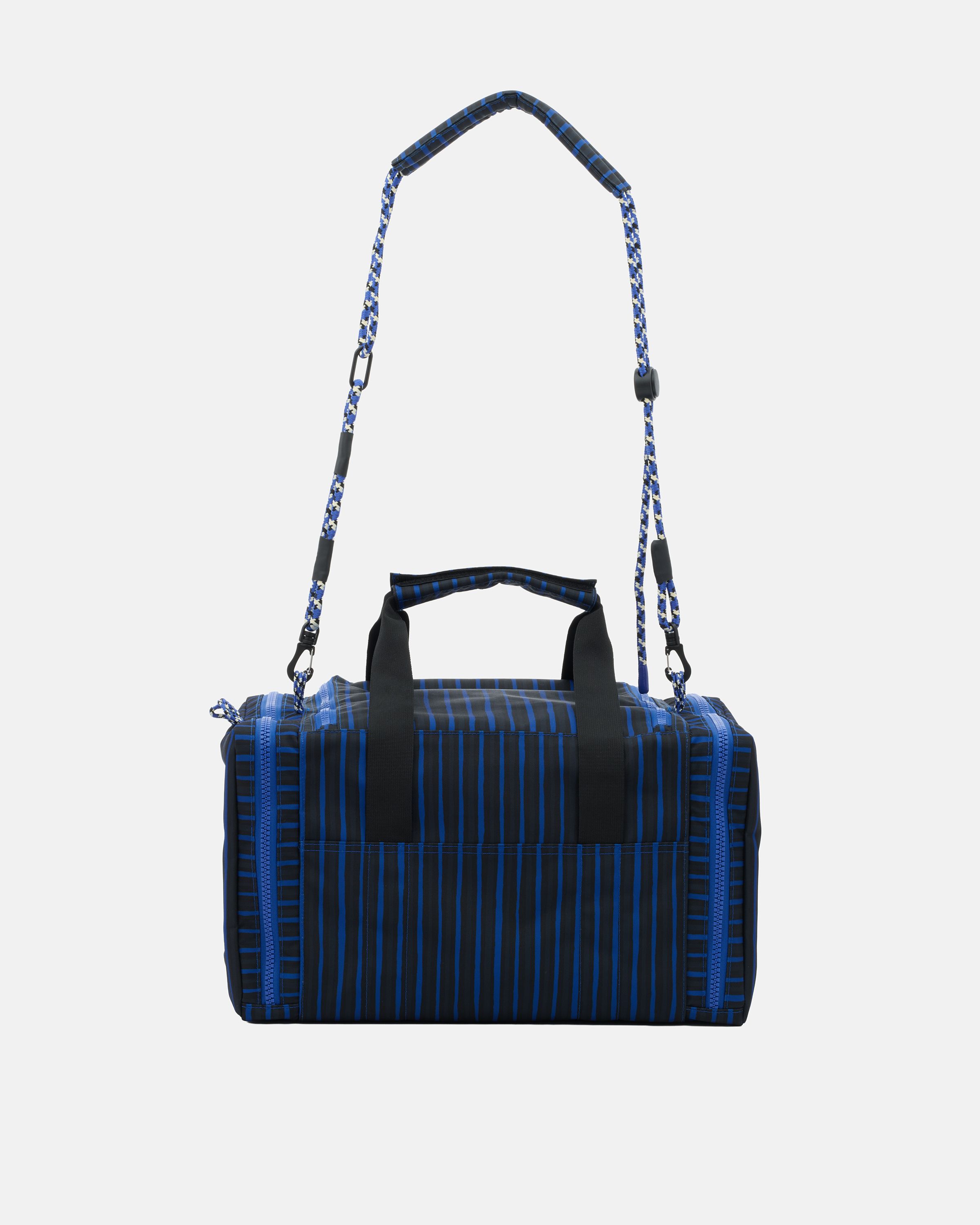 Tsufe Piccolo Kioski shoulder bag blue, black, dark grey | Marimekko