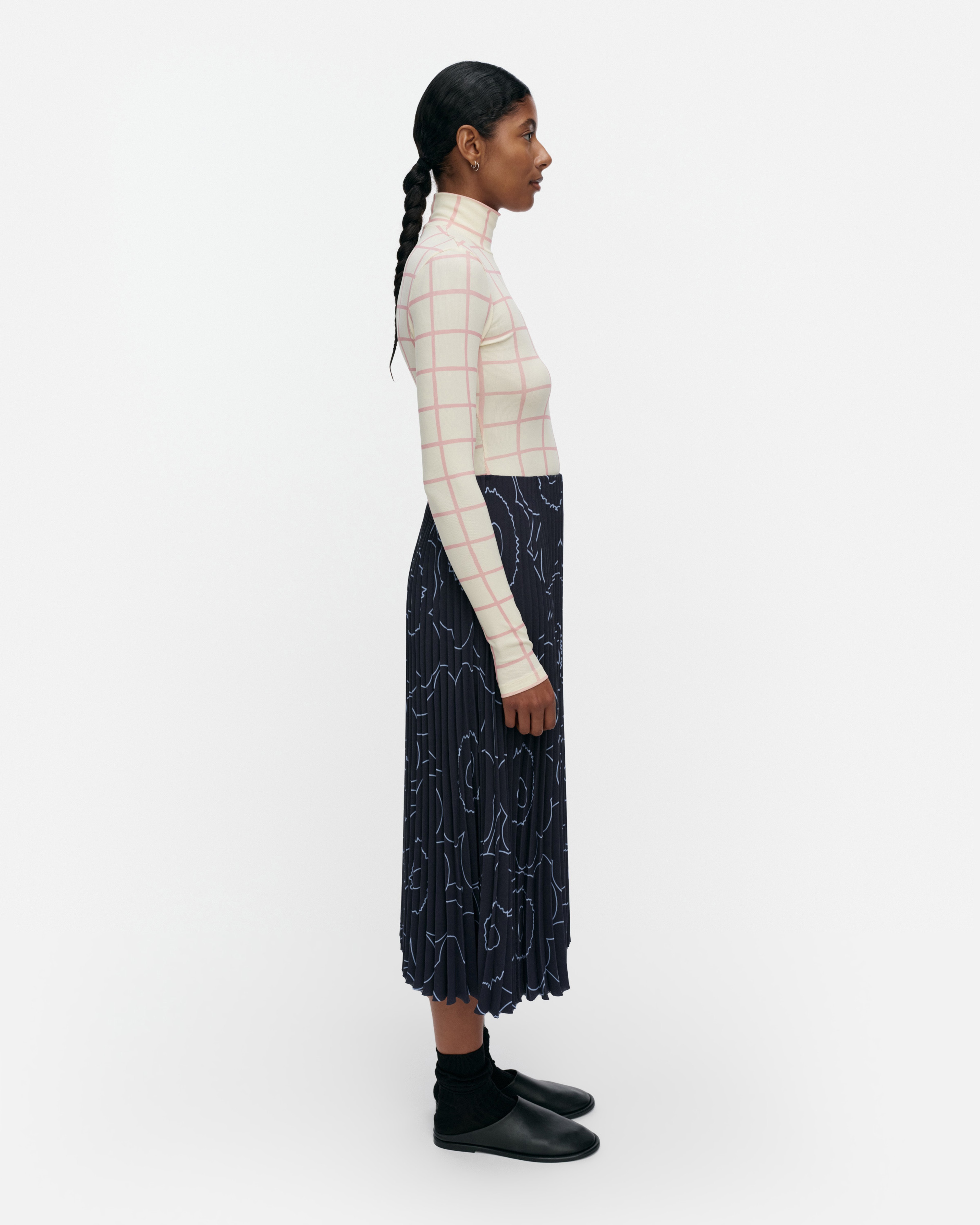 Pii Piirto Unikko, Skirt, dark blue, light blue,