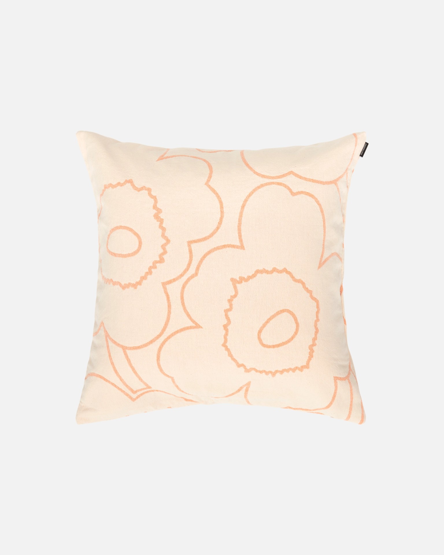 Piirto Unikko, Pillow cover, off white, peach,