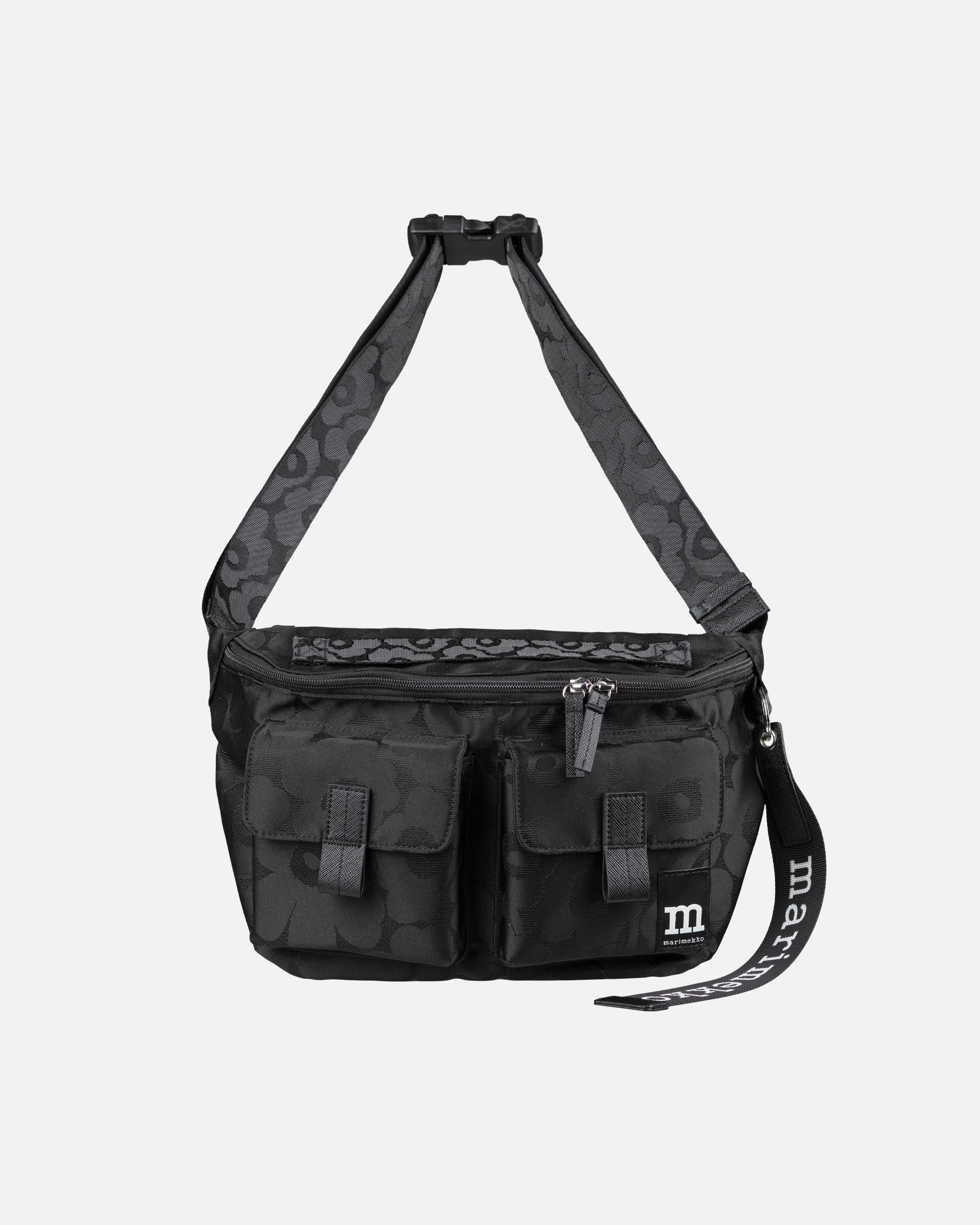 Sling Bag M Unikko, Shoulderbag, black, black,