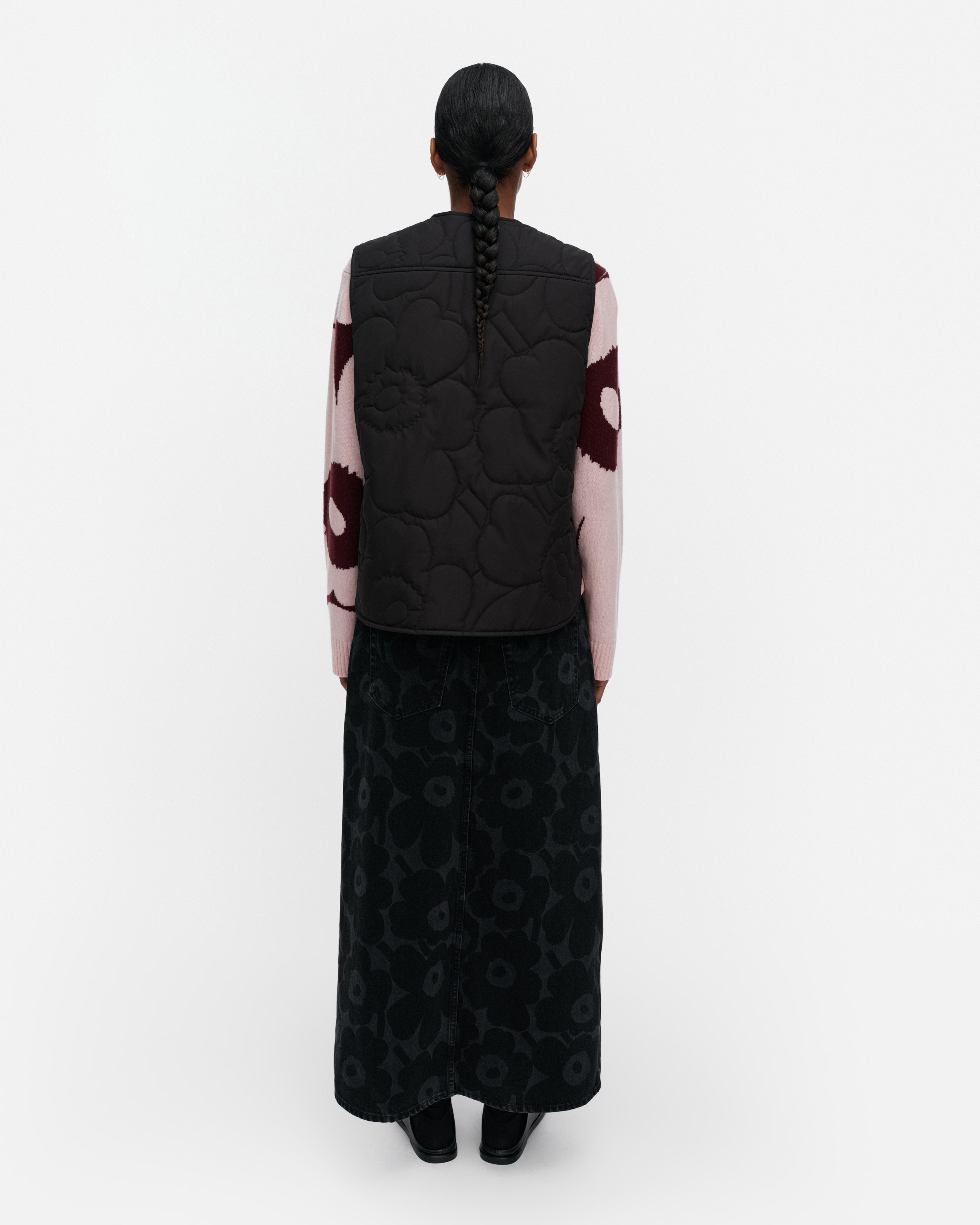Kaiverrus Piirto Unikko, Lightweight padded vest, black. black,