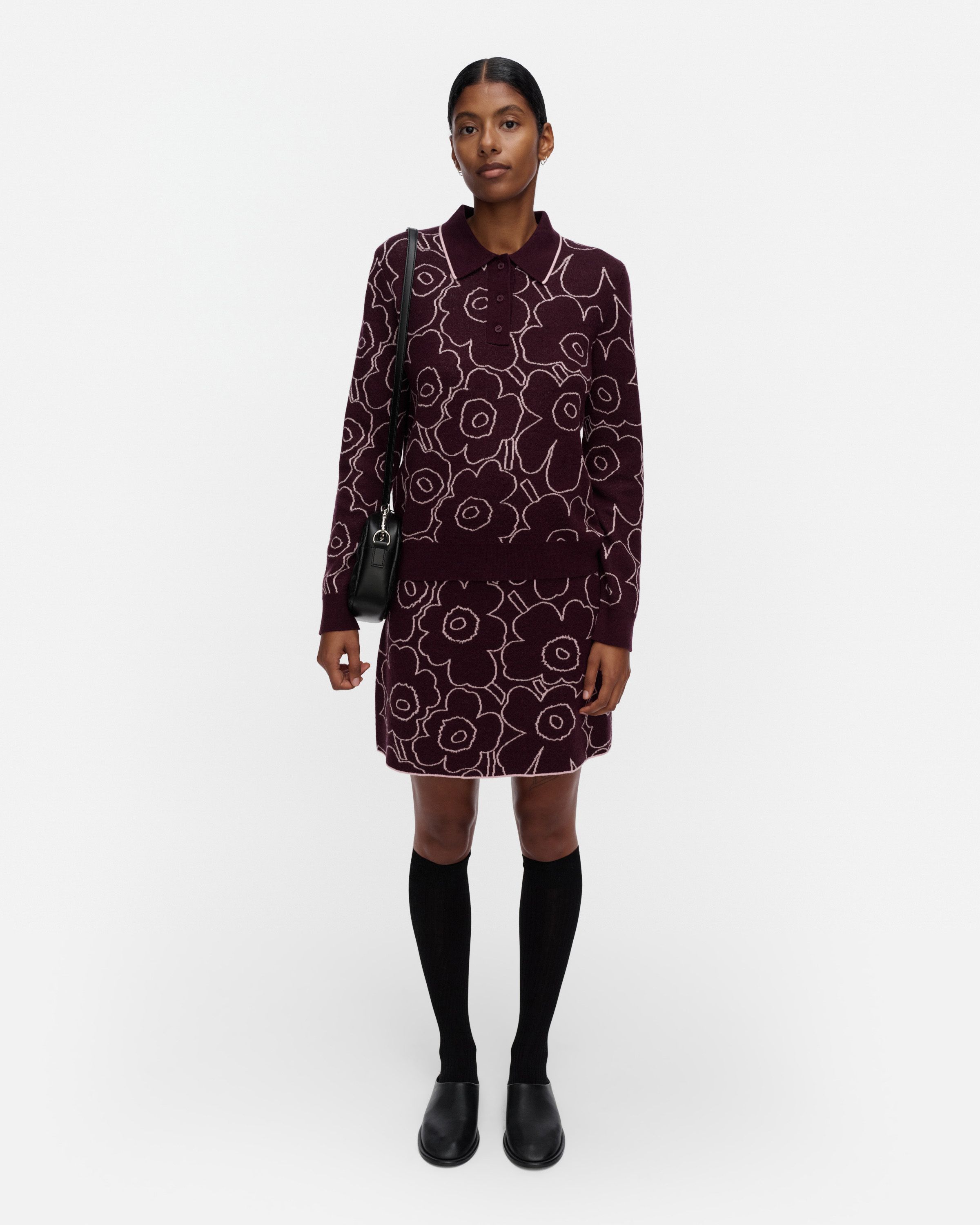 RWS Toistuva Piirto Unikko Knitted skirt | Marimekko