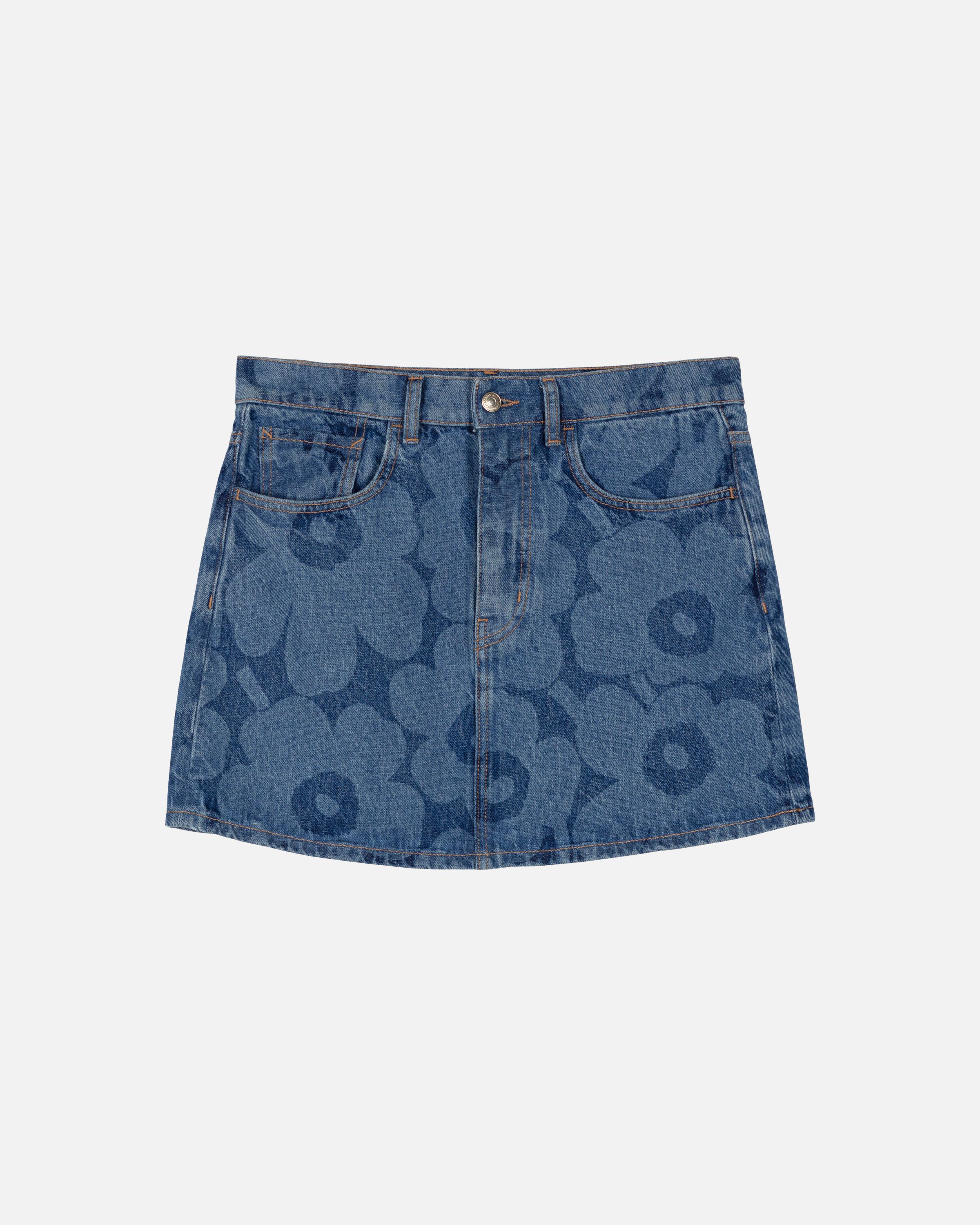 Maridenim Ruudut Unikko Skirt | Marimekko