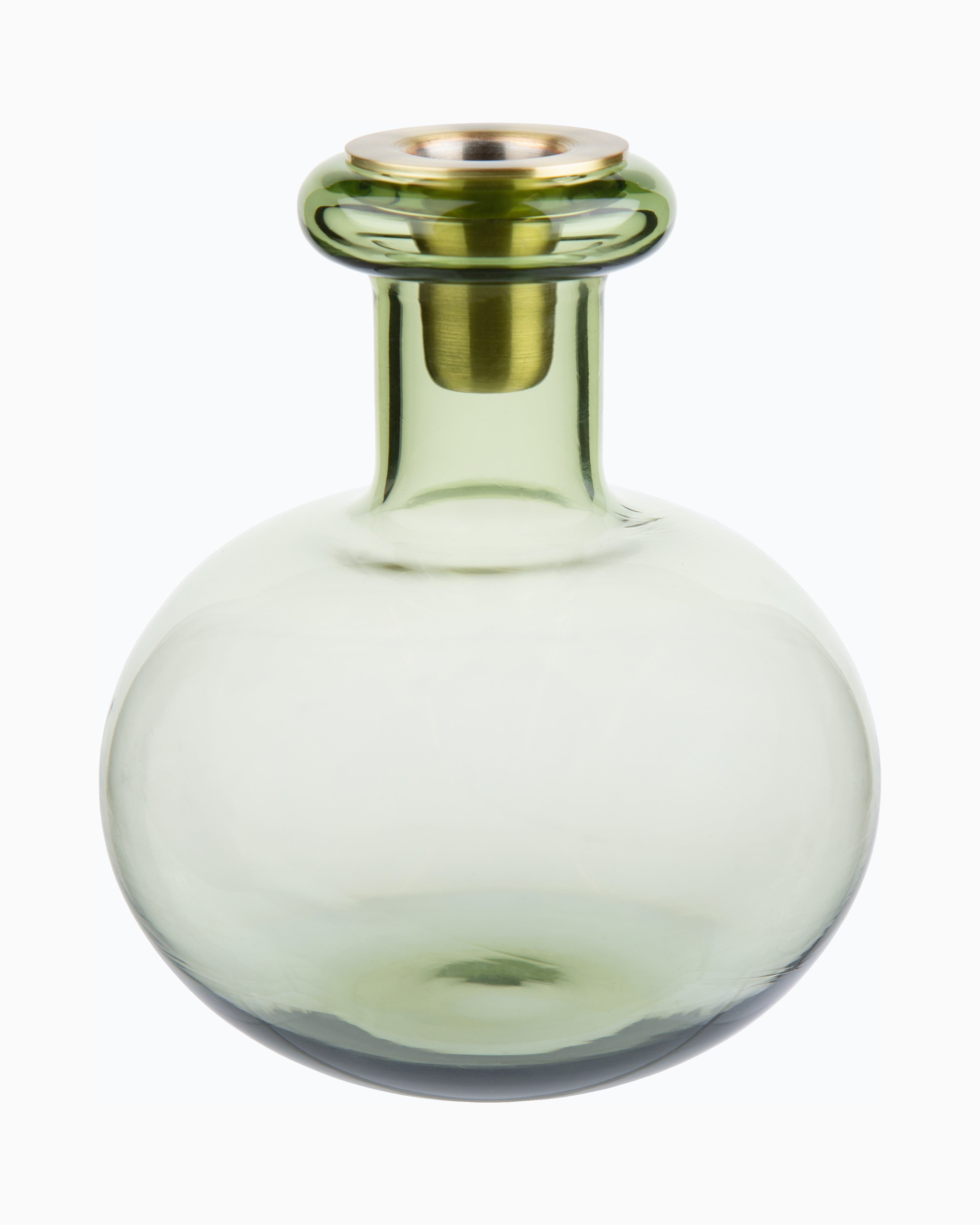 Butticula, Candle holder, moss green,