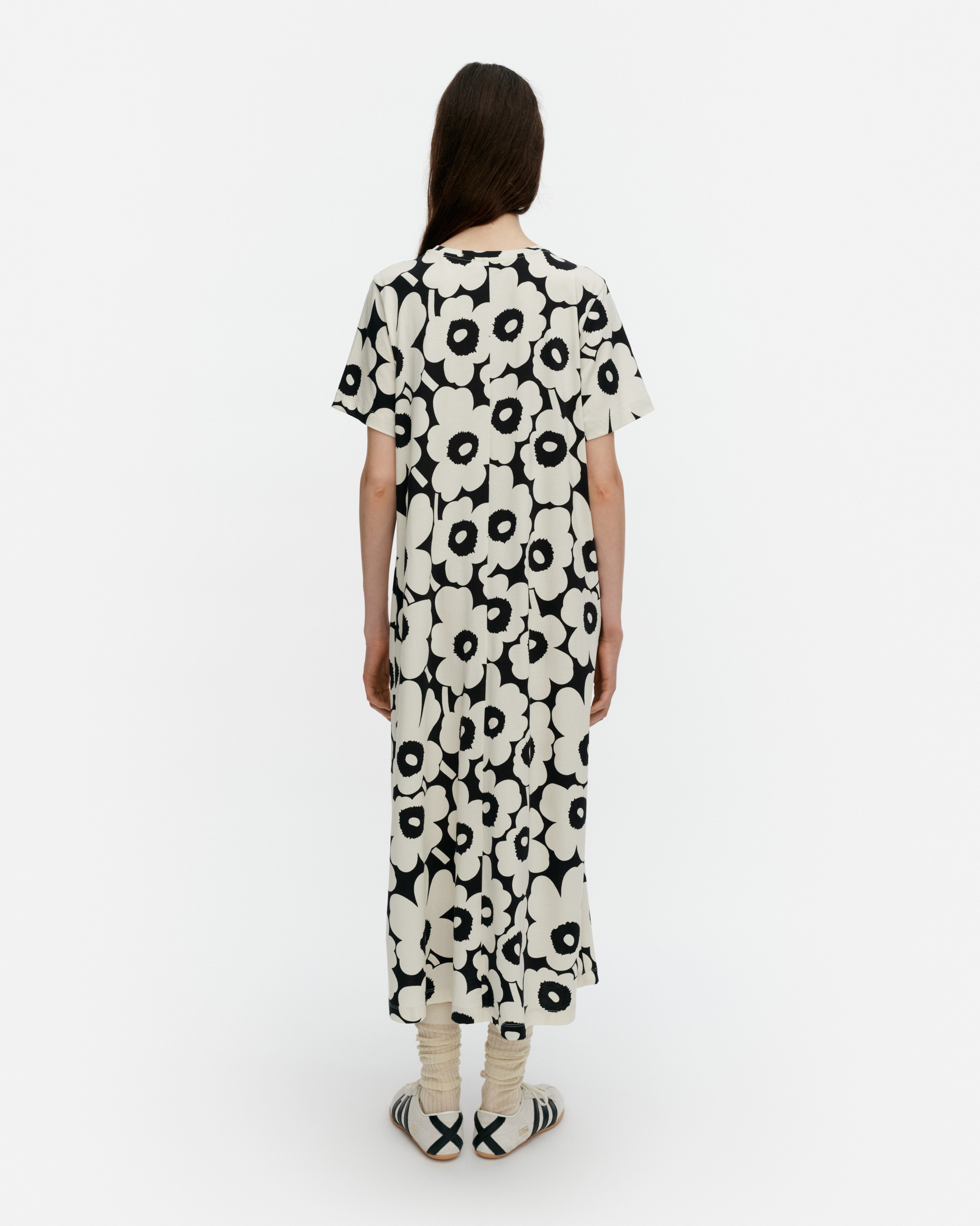 Pisteinen Unikko, Dress, black, off white,