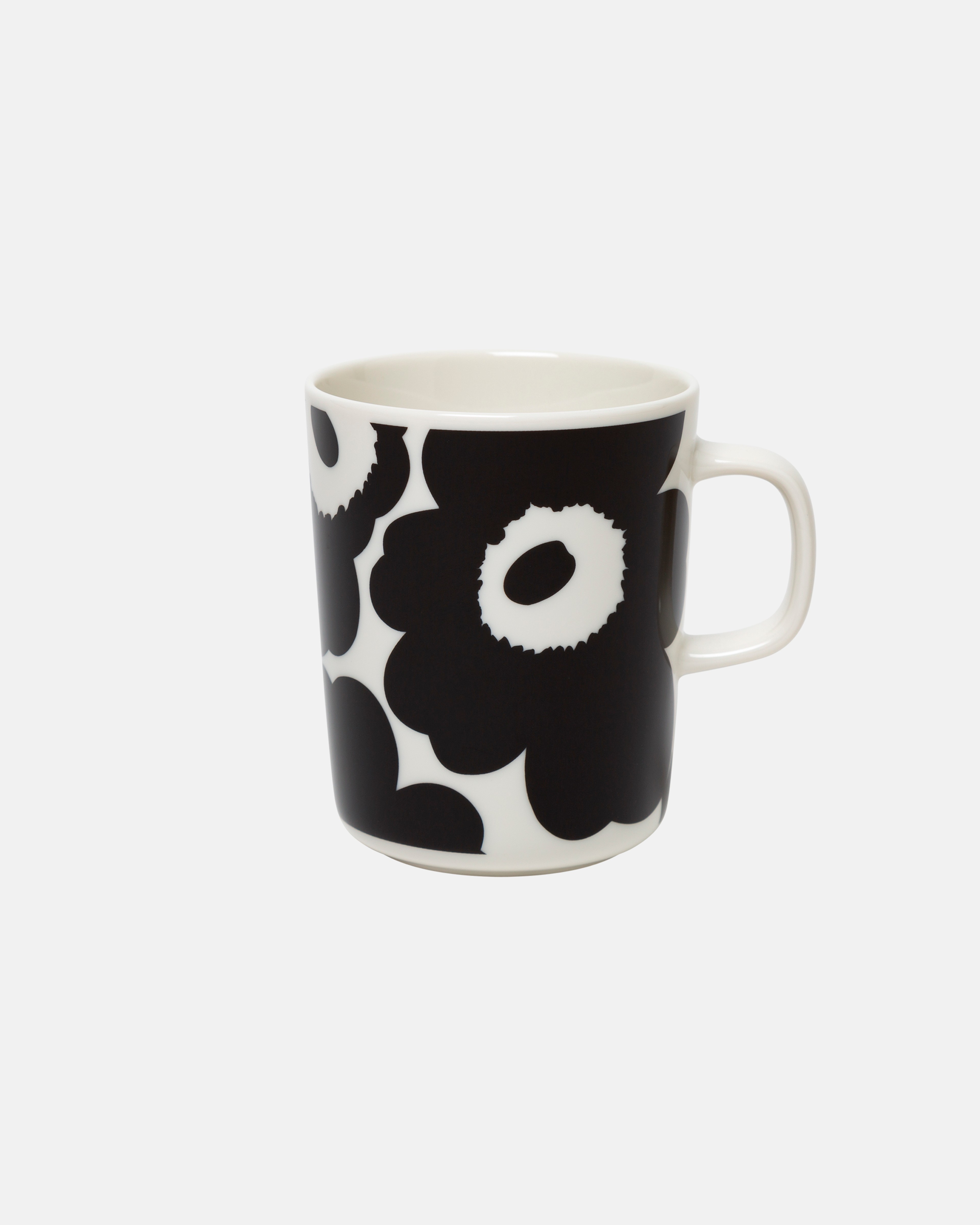 Oiva / Unikko, Mug 2,5dl, white, black,