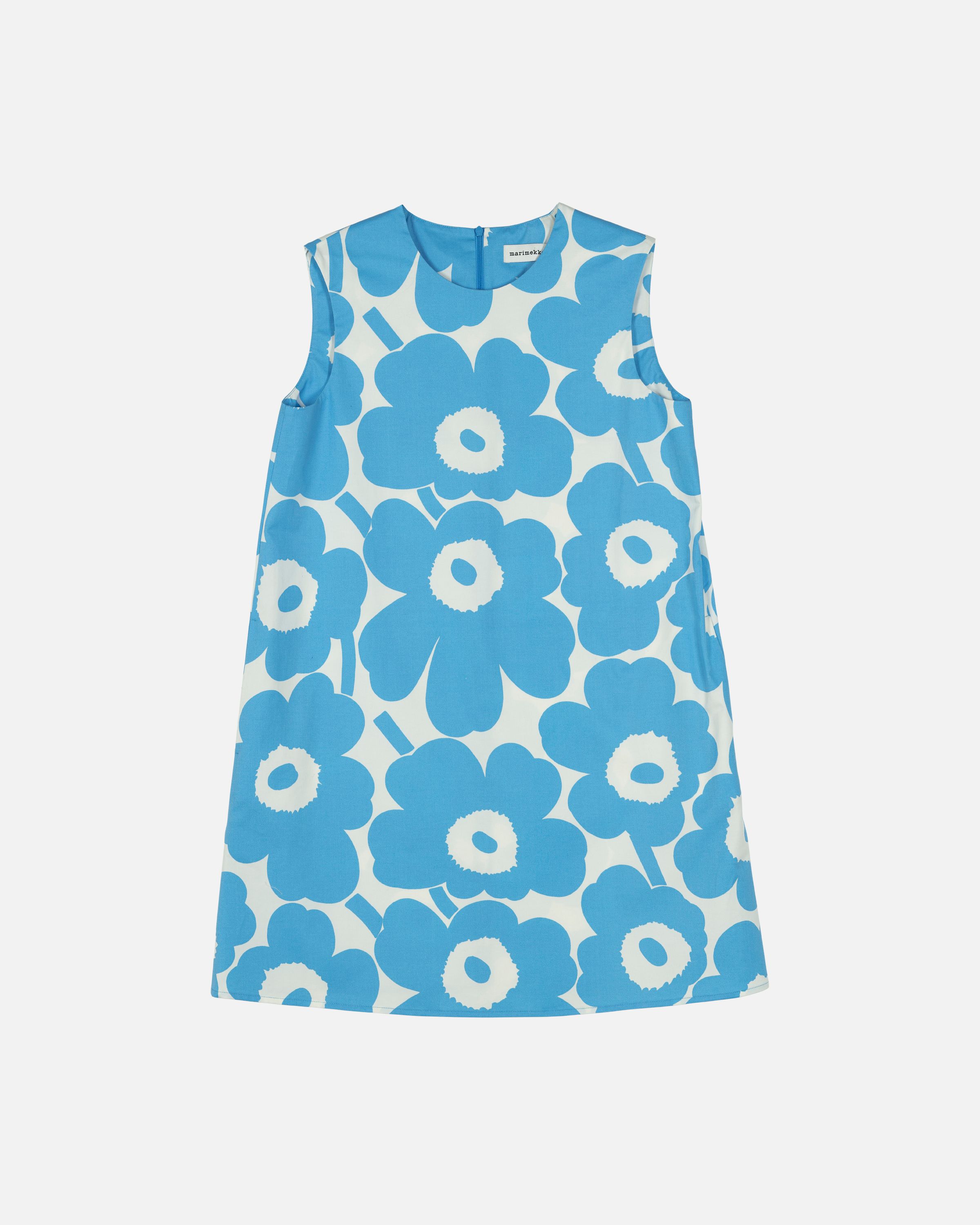 marimekko◆Siluetti Unikko コットン Aライン ワンピース Marimekko Siluetti Unikko Sateen Dress – KIITOSlife