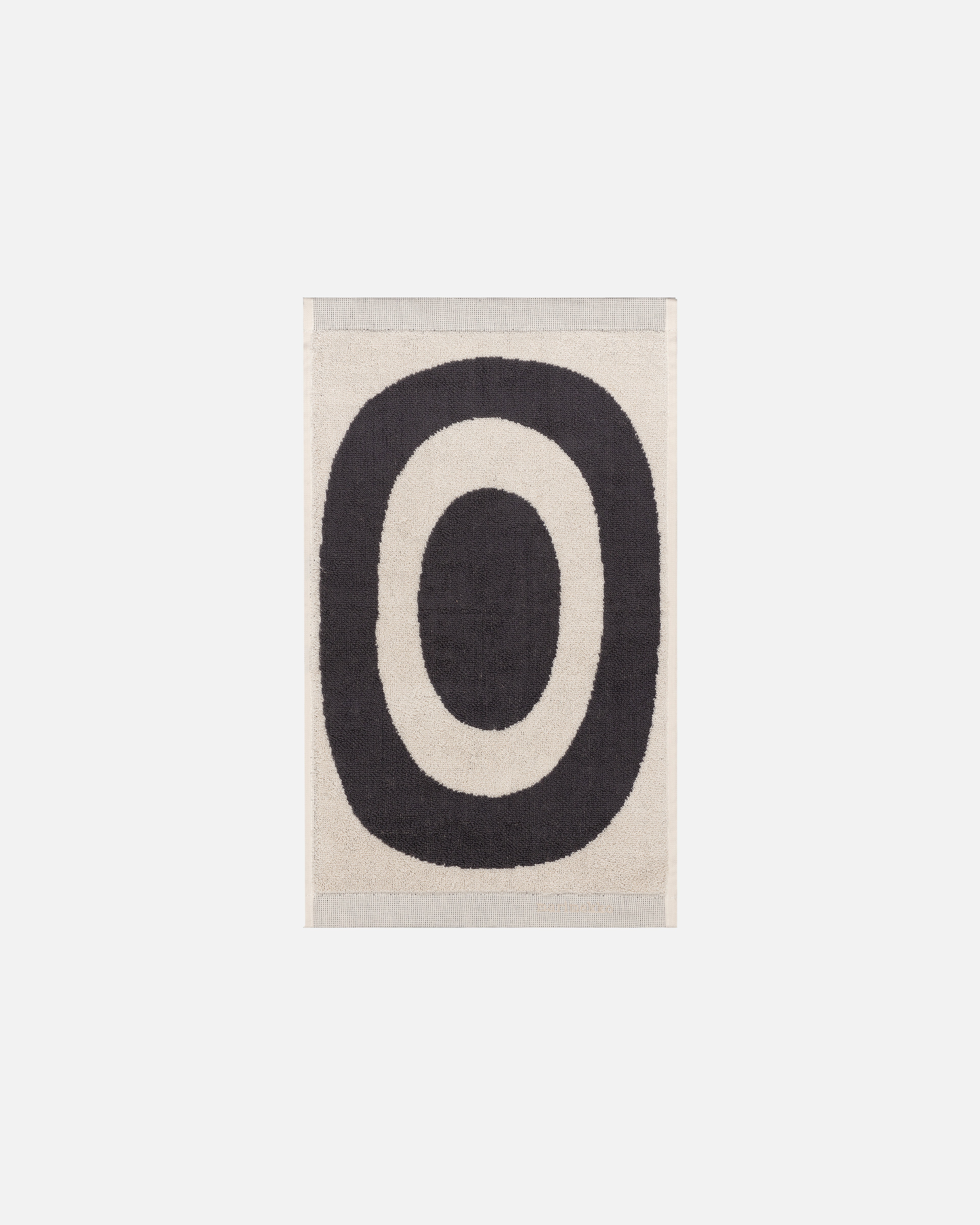 Melooni, Guest towel 30 x 50 cm, charcoal, off white,