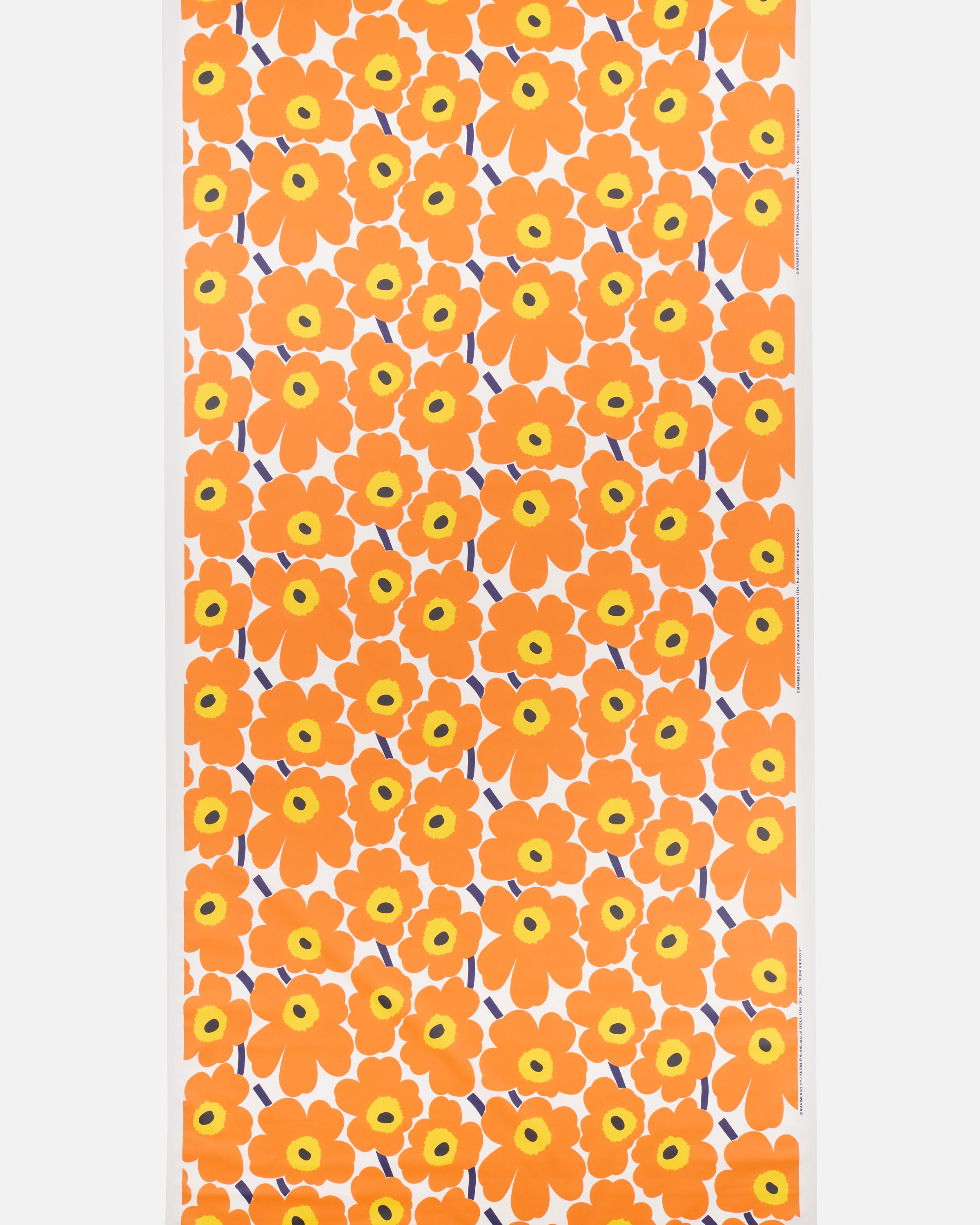 【新品Marimekko】Unikko柄　イタリア製 Unikko Cotton fabric | Marimekko