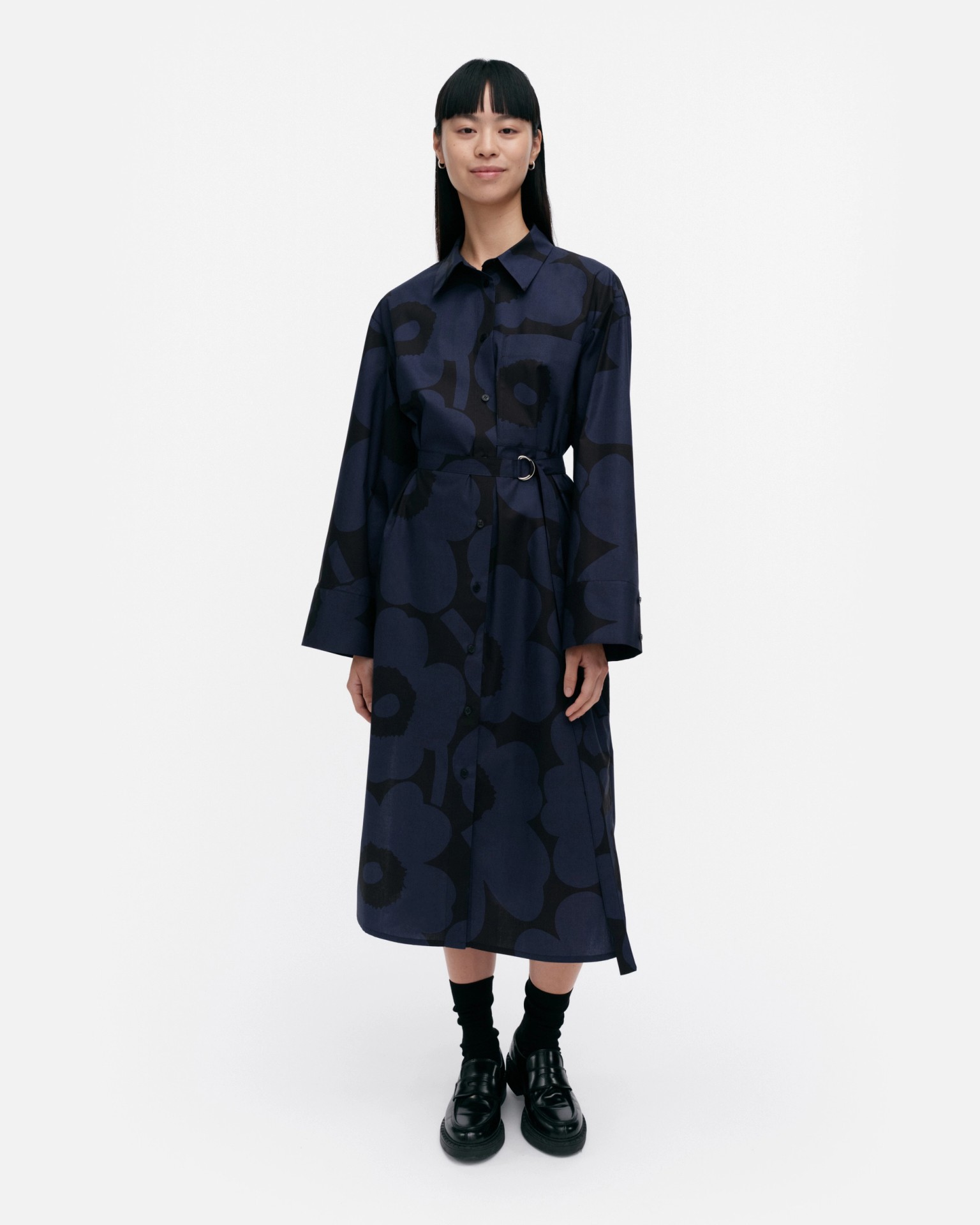 Jälki Unikko, Mekko, musta, tummansininen,