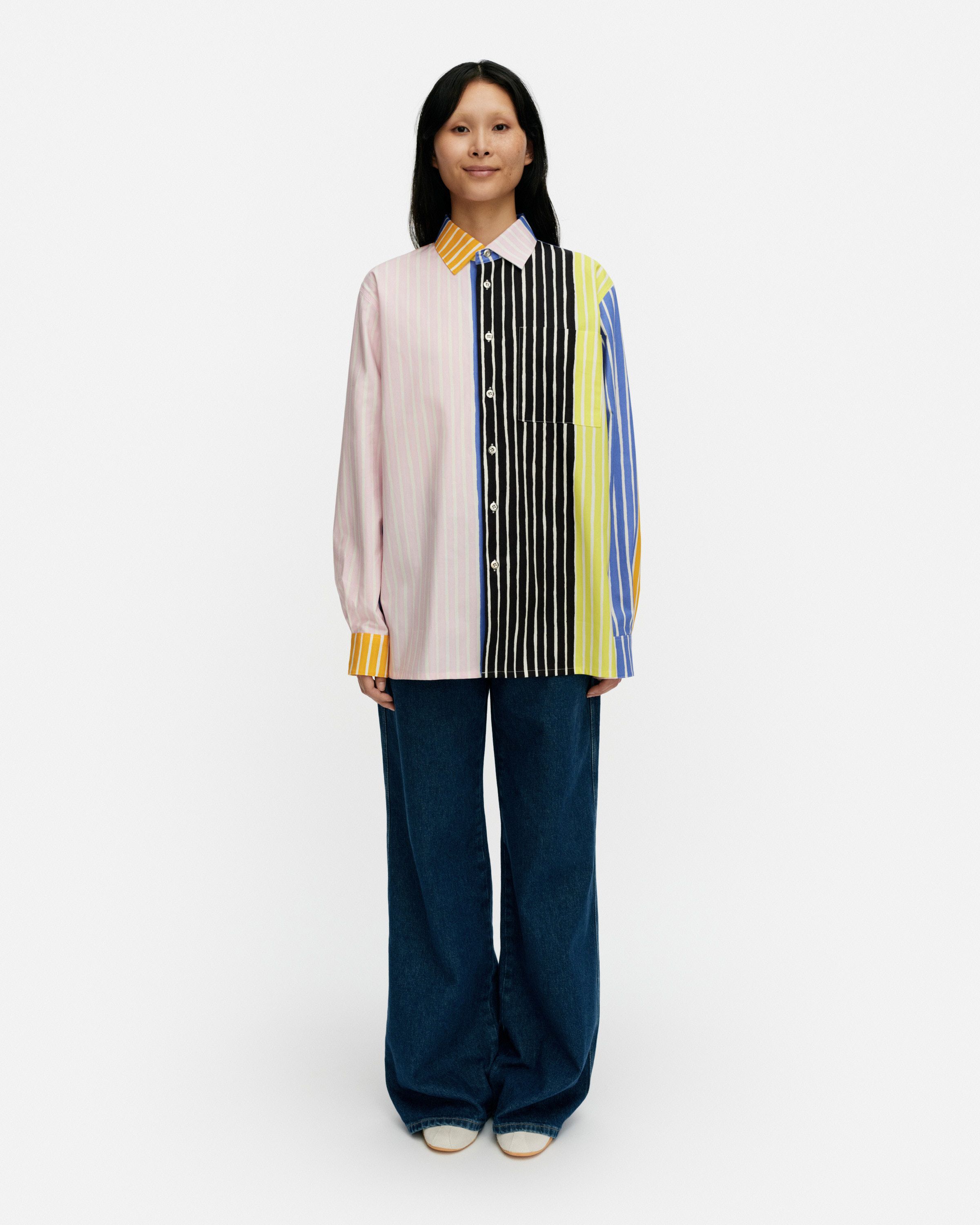 Jokapoika Multi Kioski cotton shirt | Marimekko