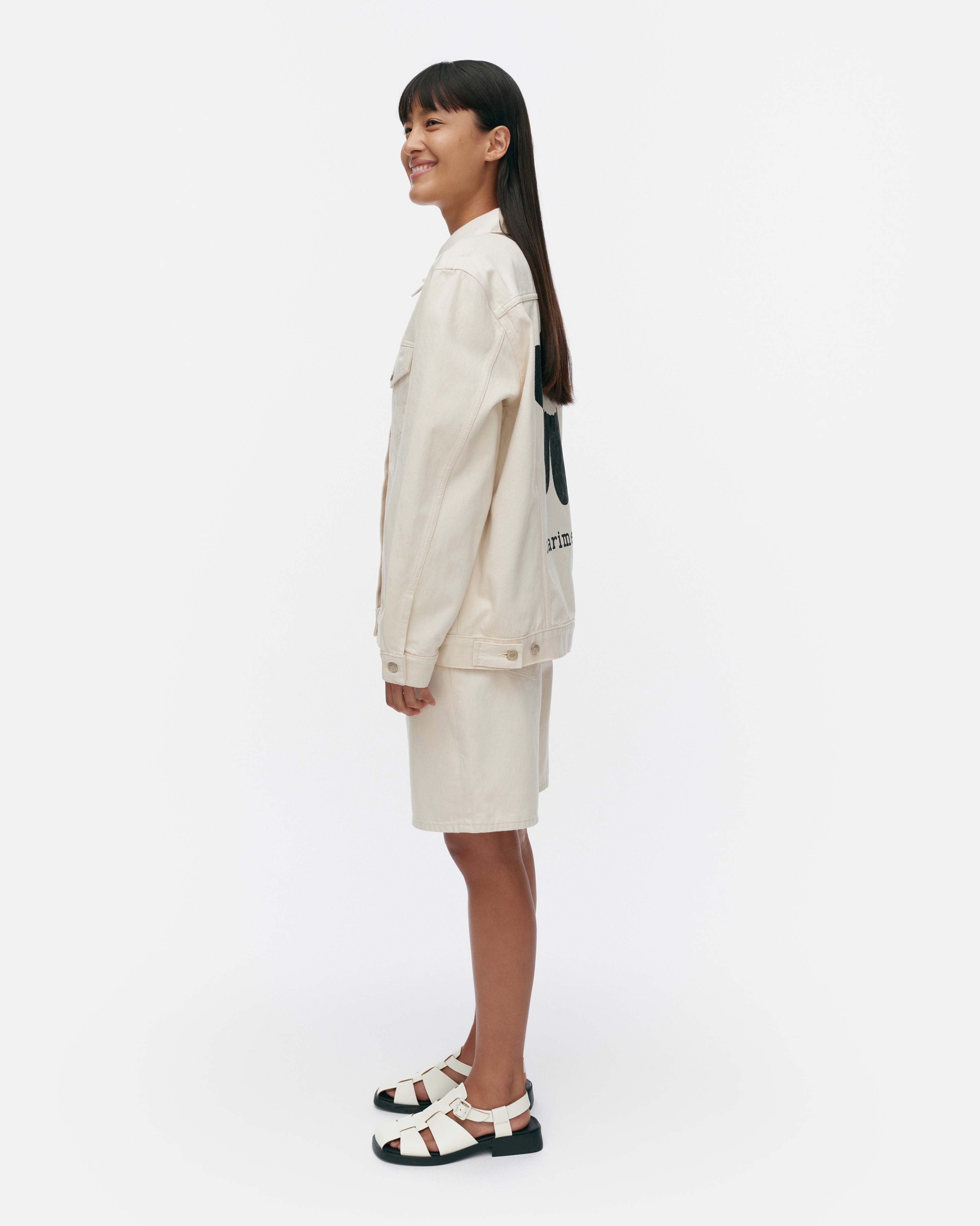 Maridenim Murros Unikko Plcmt, Denim jacket, natural,