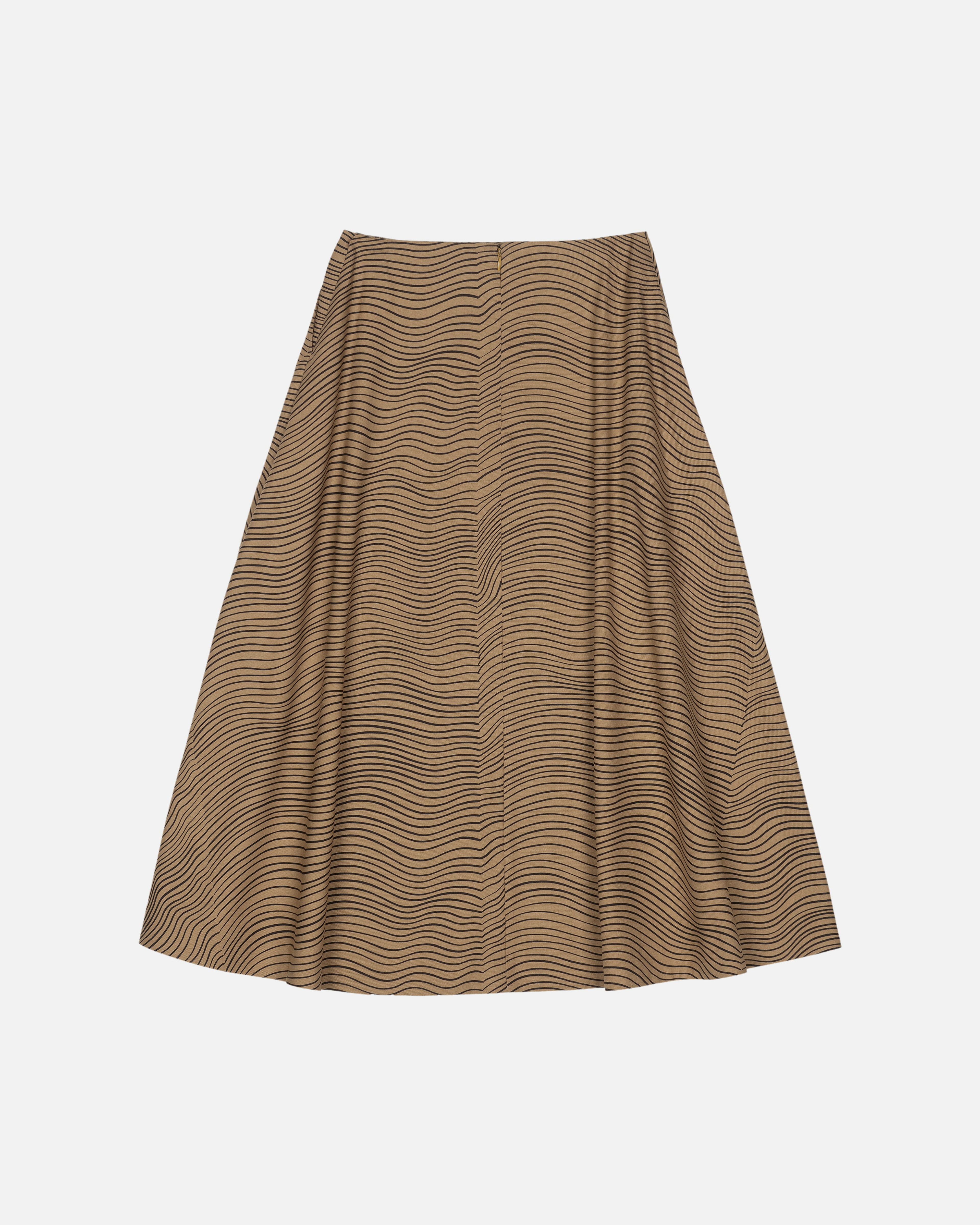 Tasismi Näkki, Wool mix skirt, black, brown,