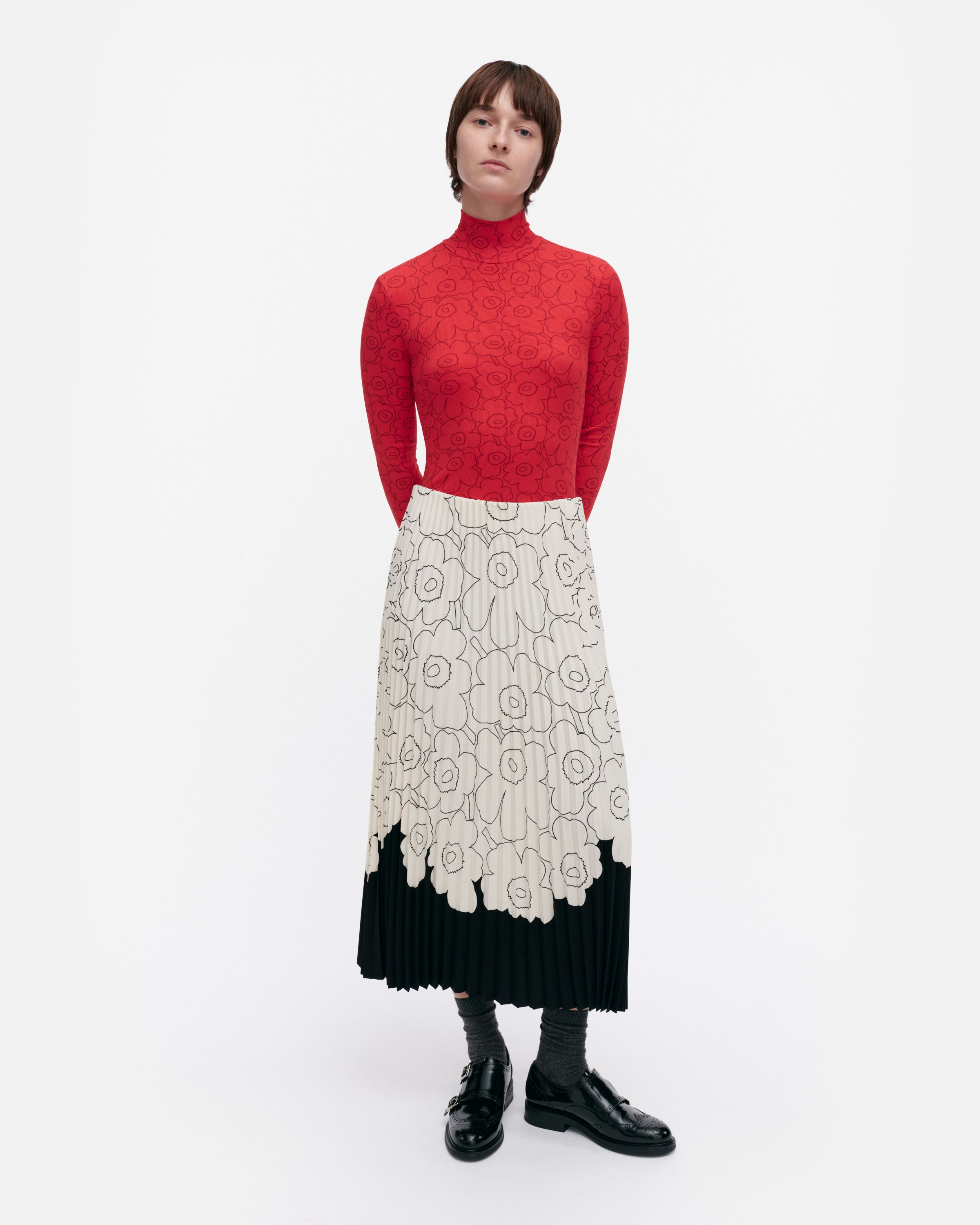 25SS■marimekko■Rento Piirto Unikko トリコットドレス Marimekko Rento Piirto Unikko Jersey Dress – KIITOSlife