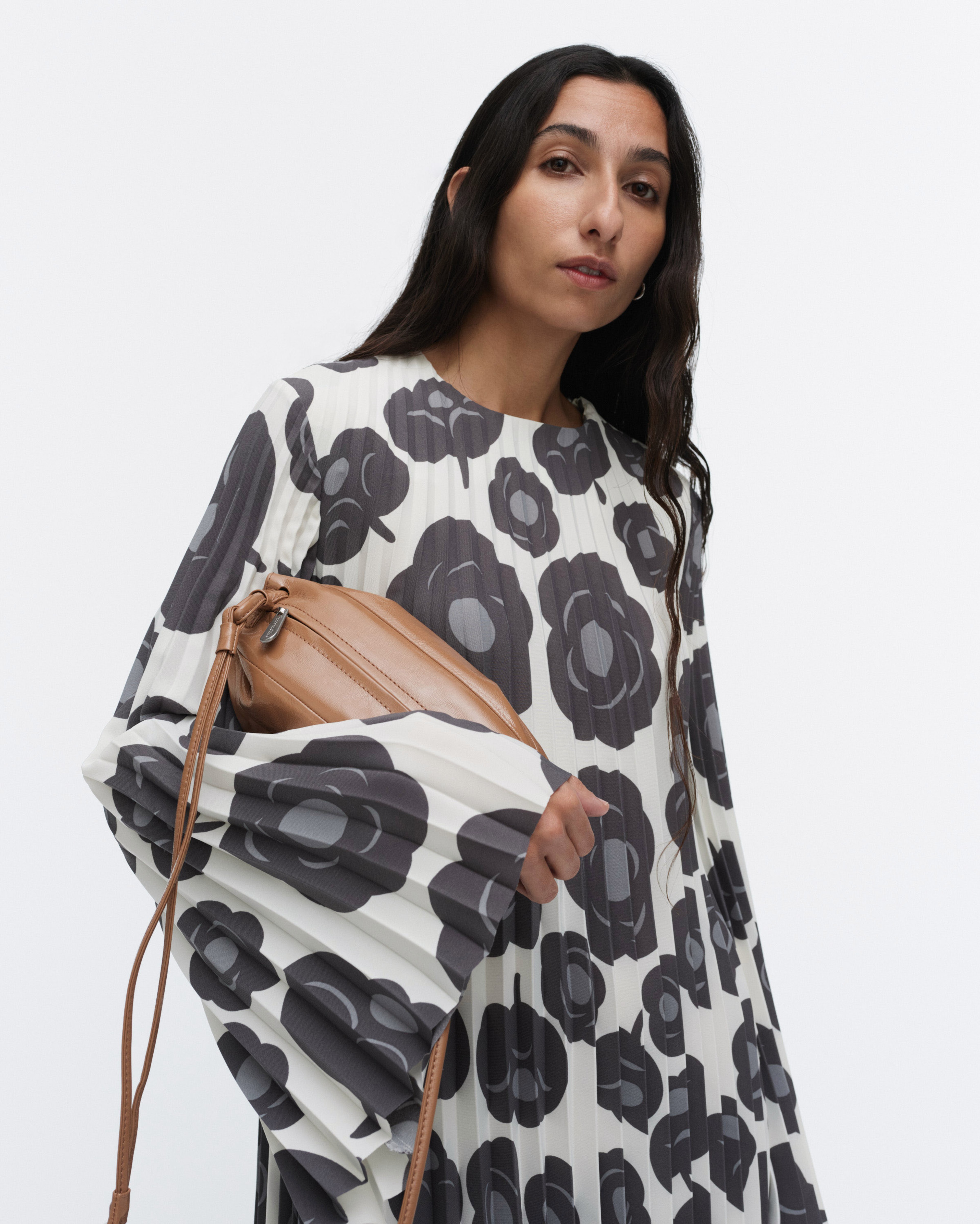 Pikku Karla Patent, Shoulder bag, brown,