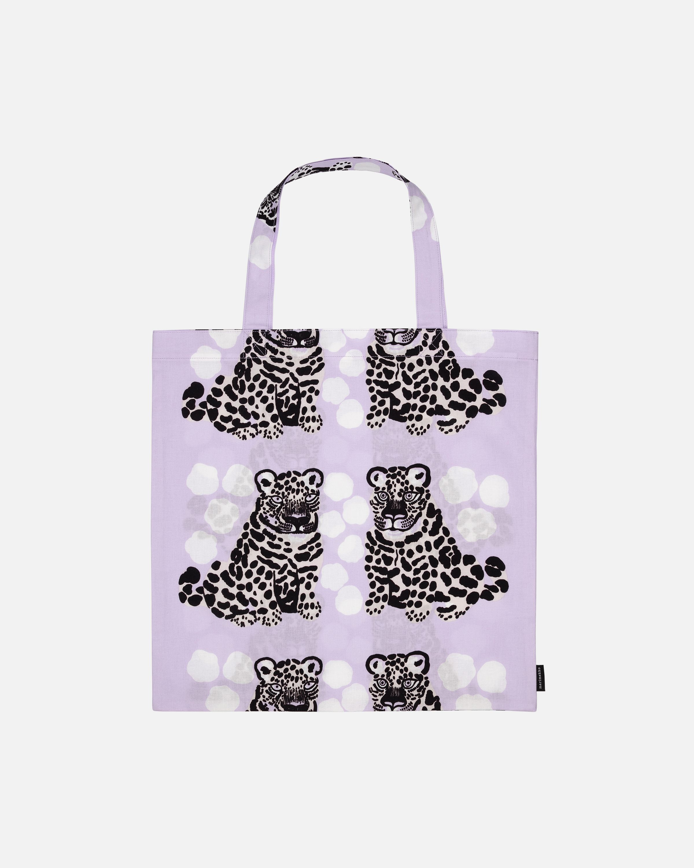 Kaksoset Bag 43x44 cm light lilac, black, greige | Marimekko