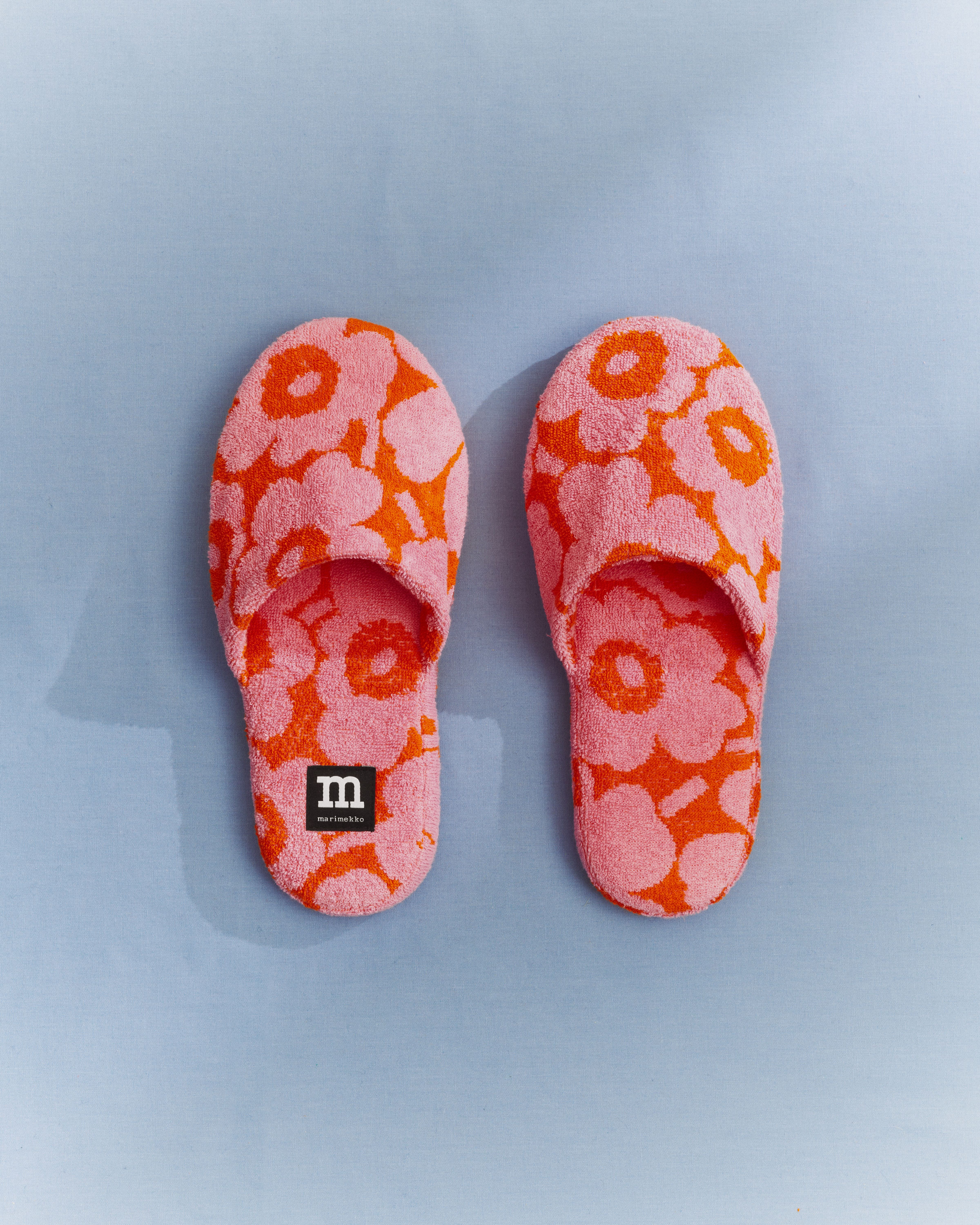 Pieni Unikko Slippers orange, pink | Marimekko