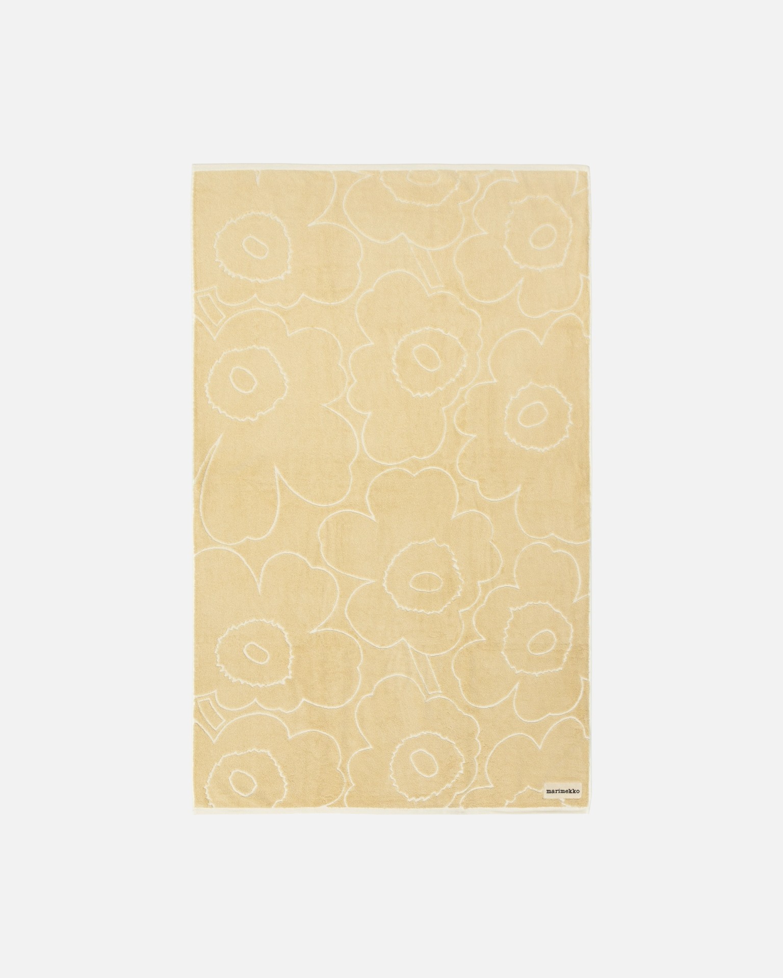 Piirto Unikko, Bath towel, straw,off white,