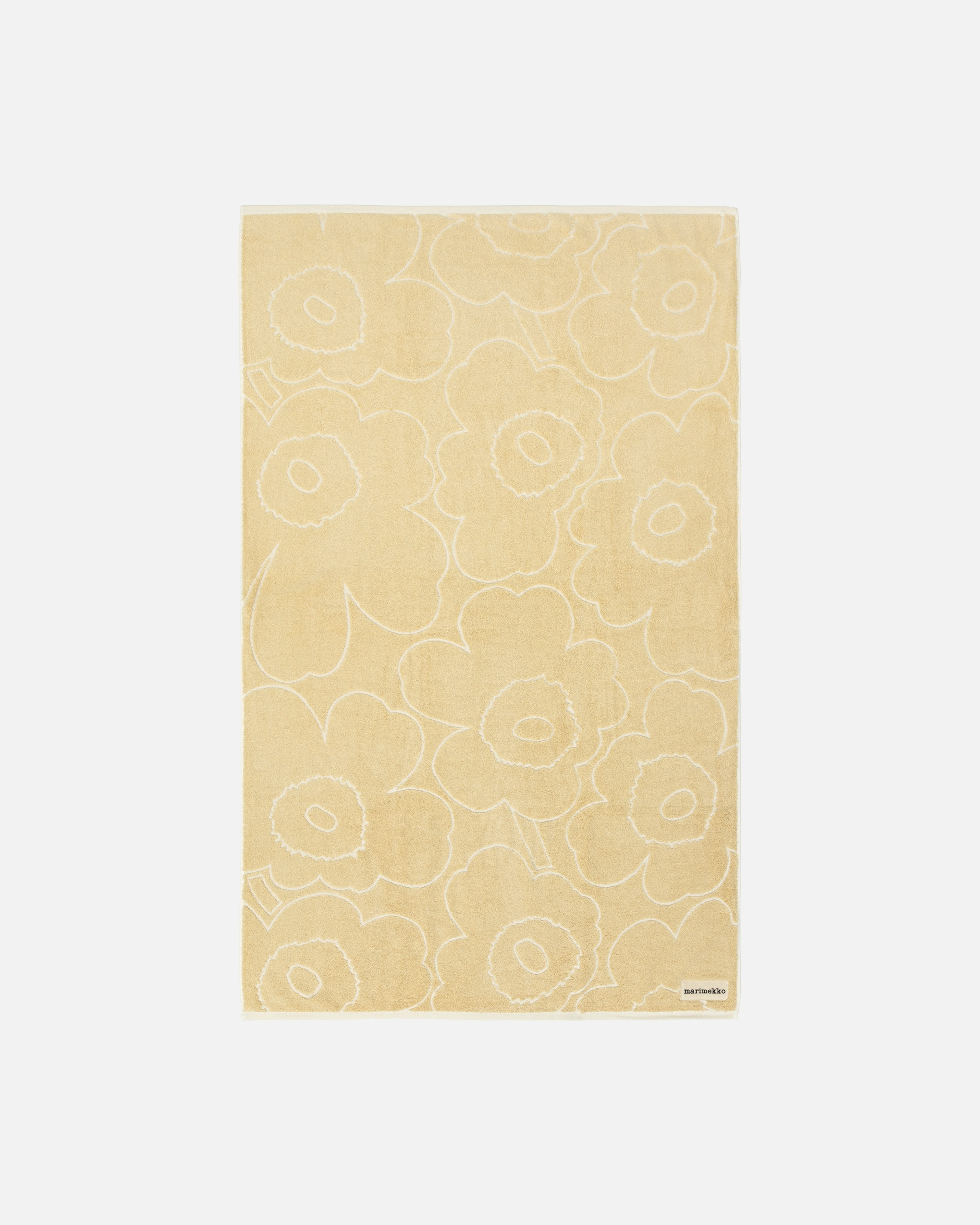 Piirto Unikko, Bath towel, straw,off white,