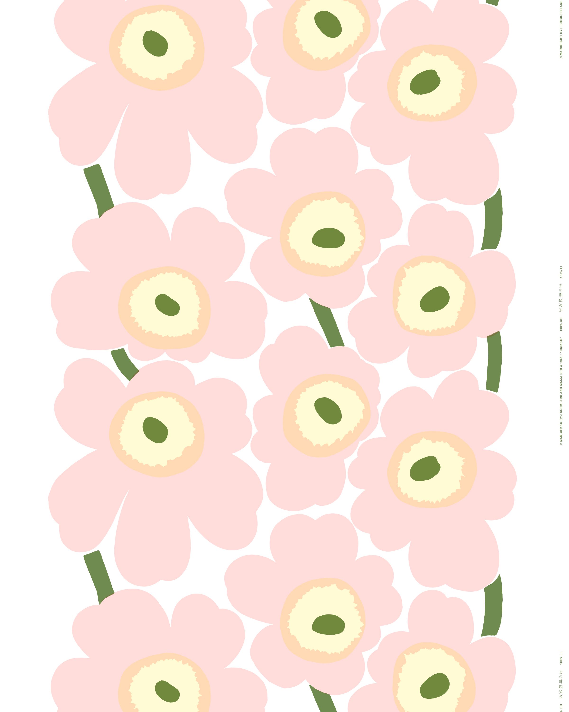 Unikko Cotton sateen fabric | Marimekko