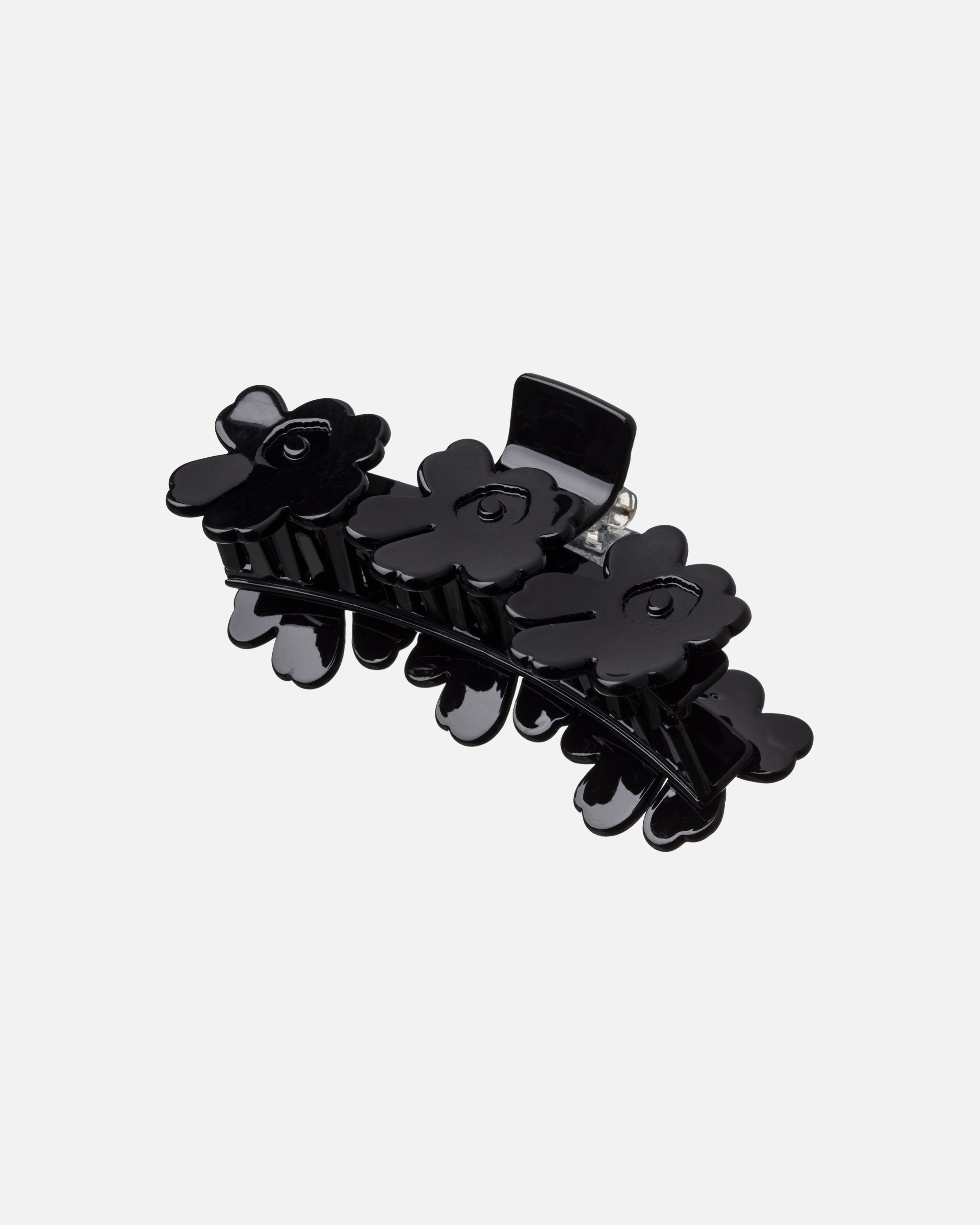 Mini Unikko hair clip, black,