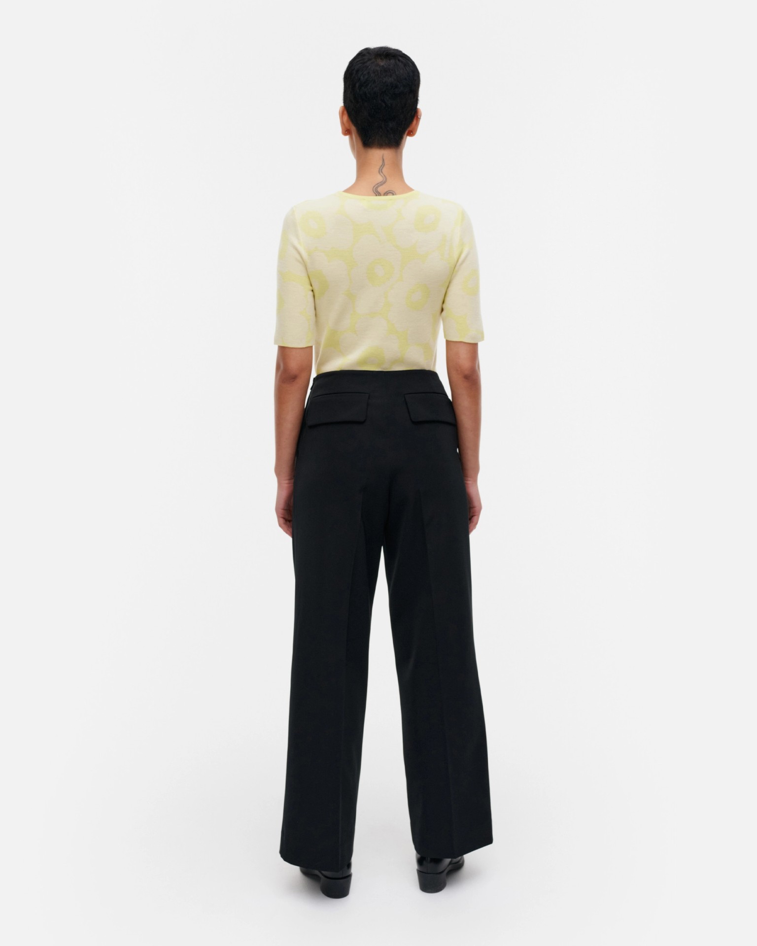 Kaaret Solid, Trousers, black,