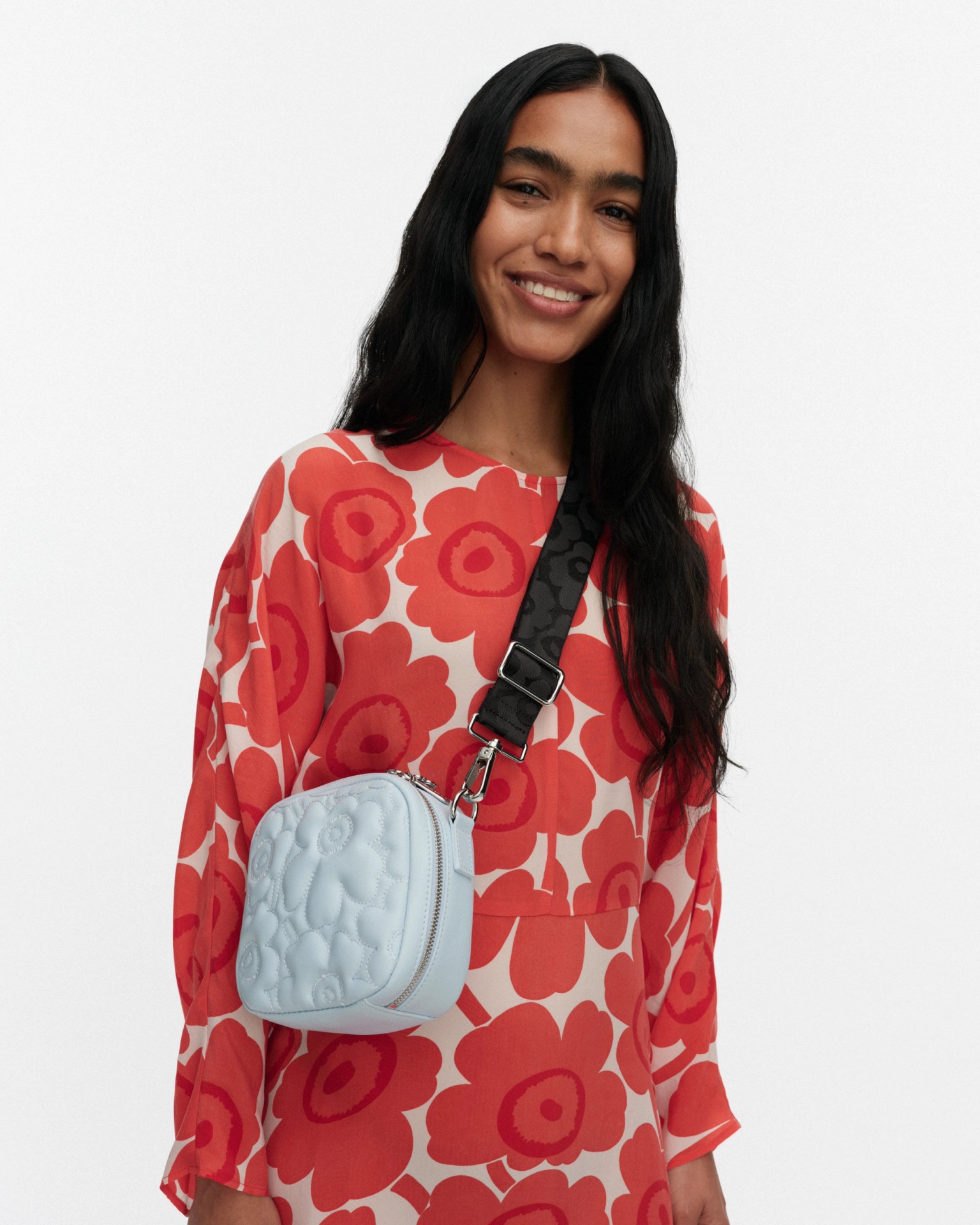 Baby Gratha Unikko, Shoulder bag, light blue,