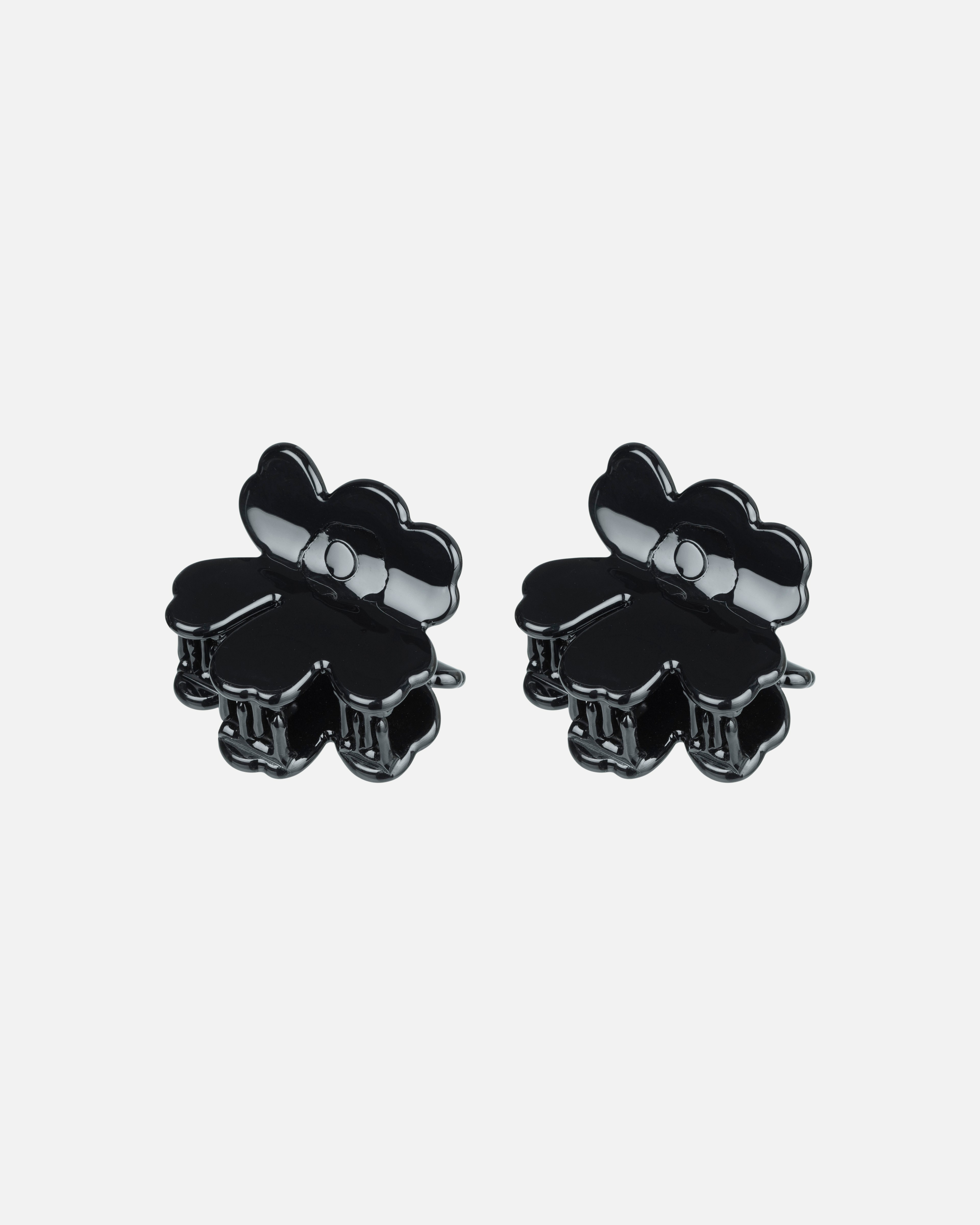 Nano Unikko Hair Clip Set, Set of 2 pcs, black,