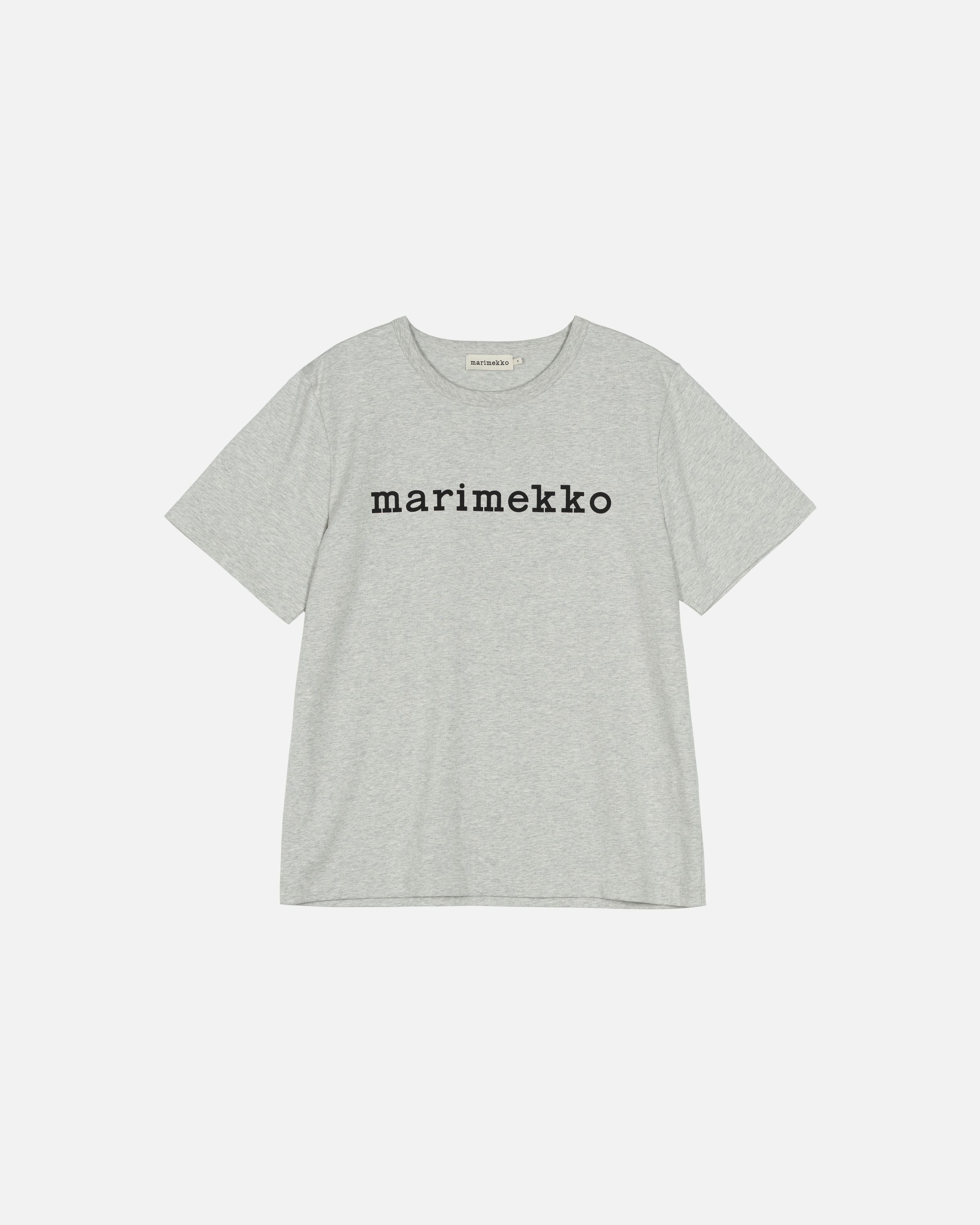 Marimekko TシャツS kioski LOGO LYHYTHIHA Vihne Logo Placement Kioski t-shirt | Marimekko