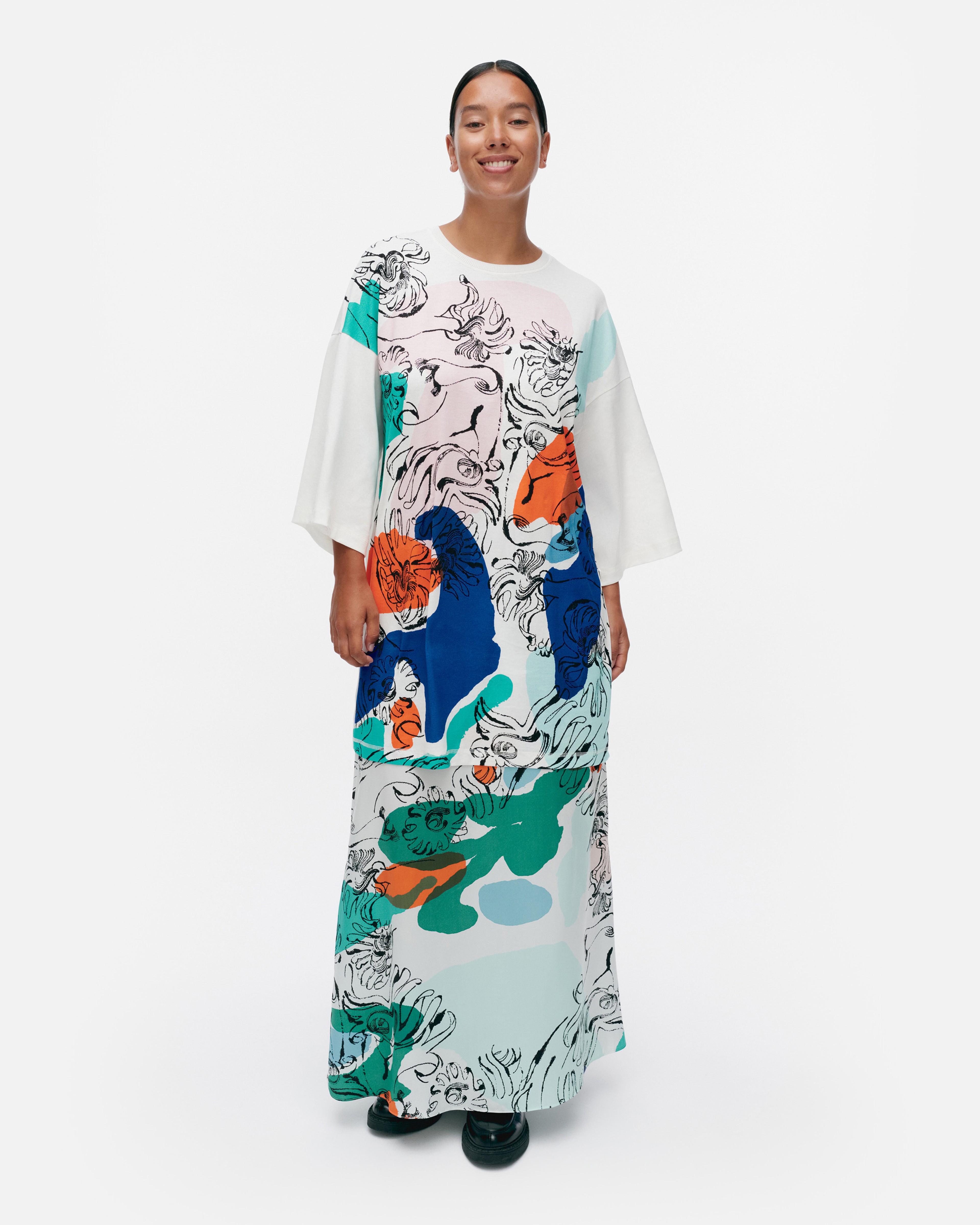 Keveä Blomblom Skirt