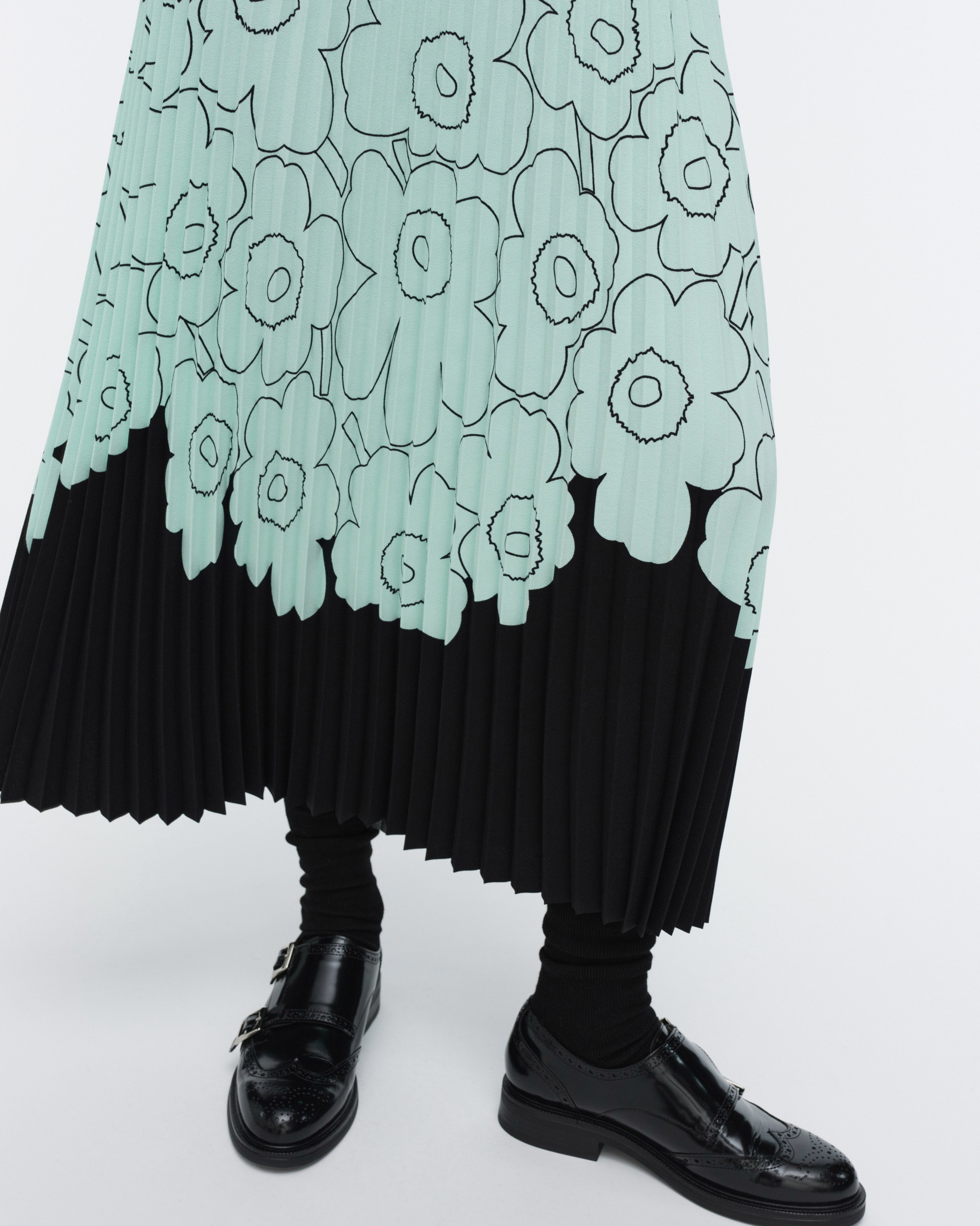 Piiru Piirto Unikko Placement, Skirt, light turquoise, black,