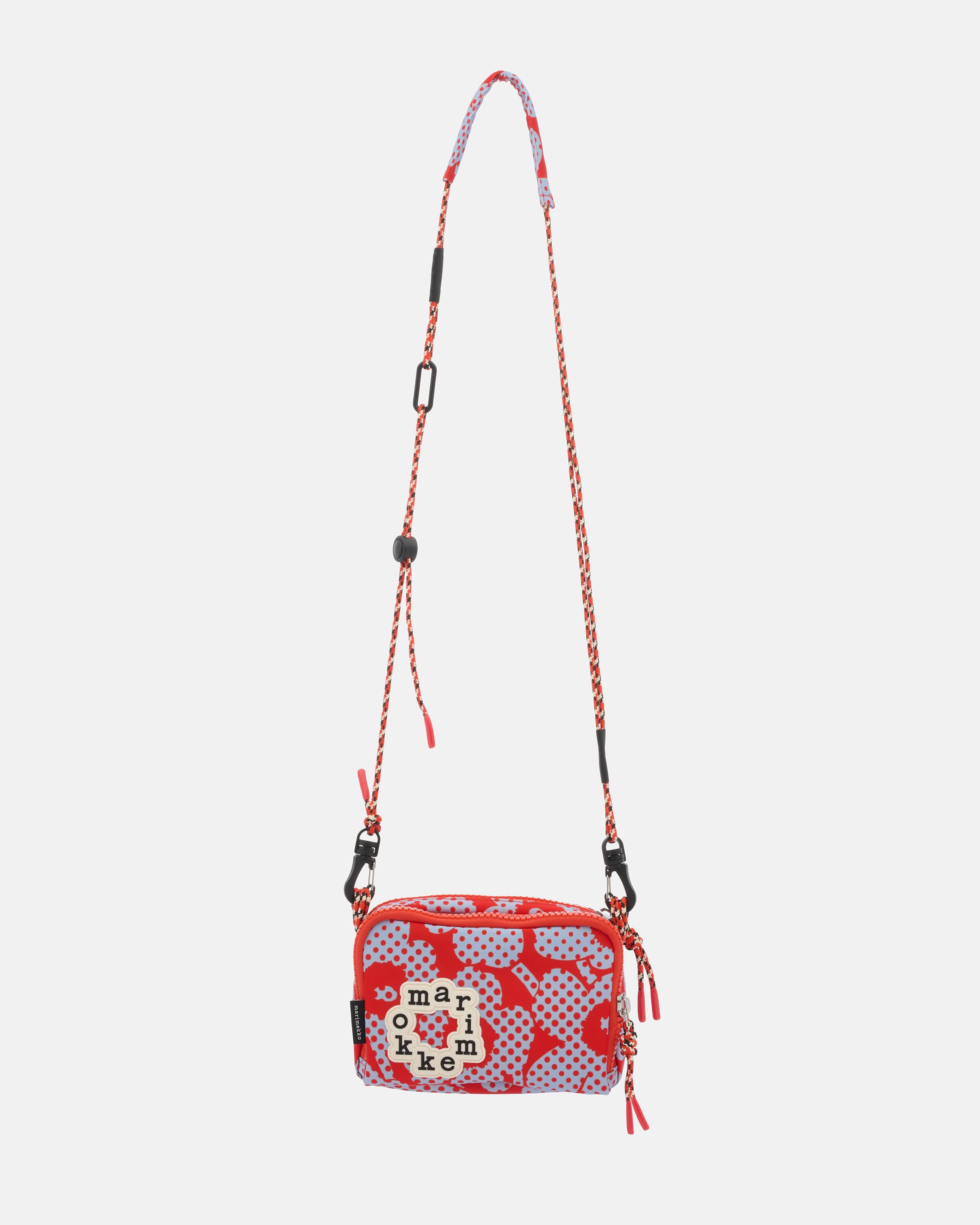 Iloisa Unikko Kioski Bag red, light blue | Marimekko
