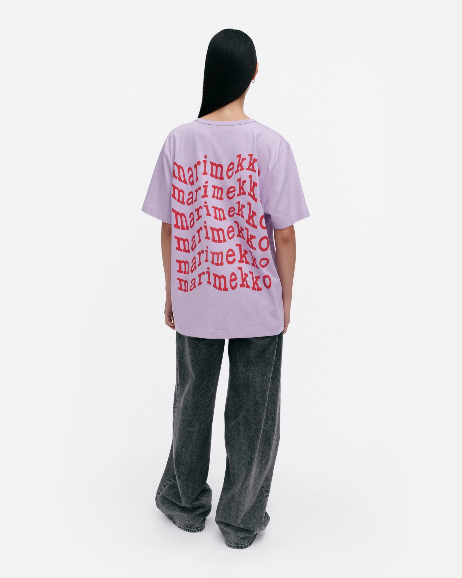 Vihne Unikko Placement, Kioski t-shirt, lilac, red,