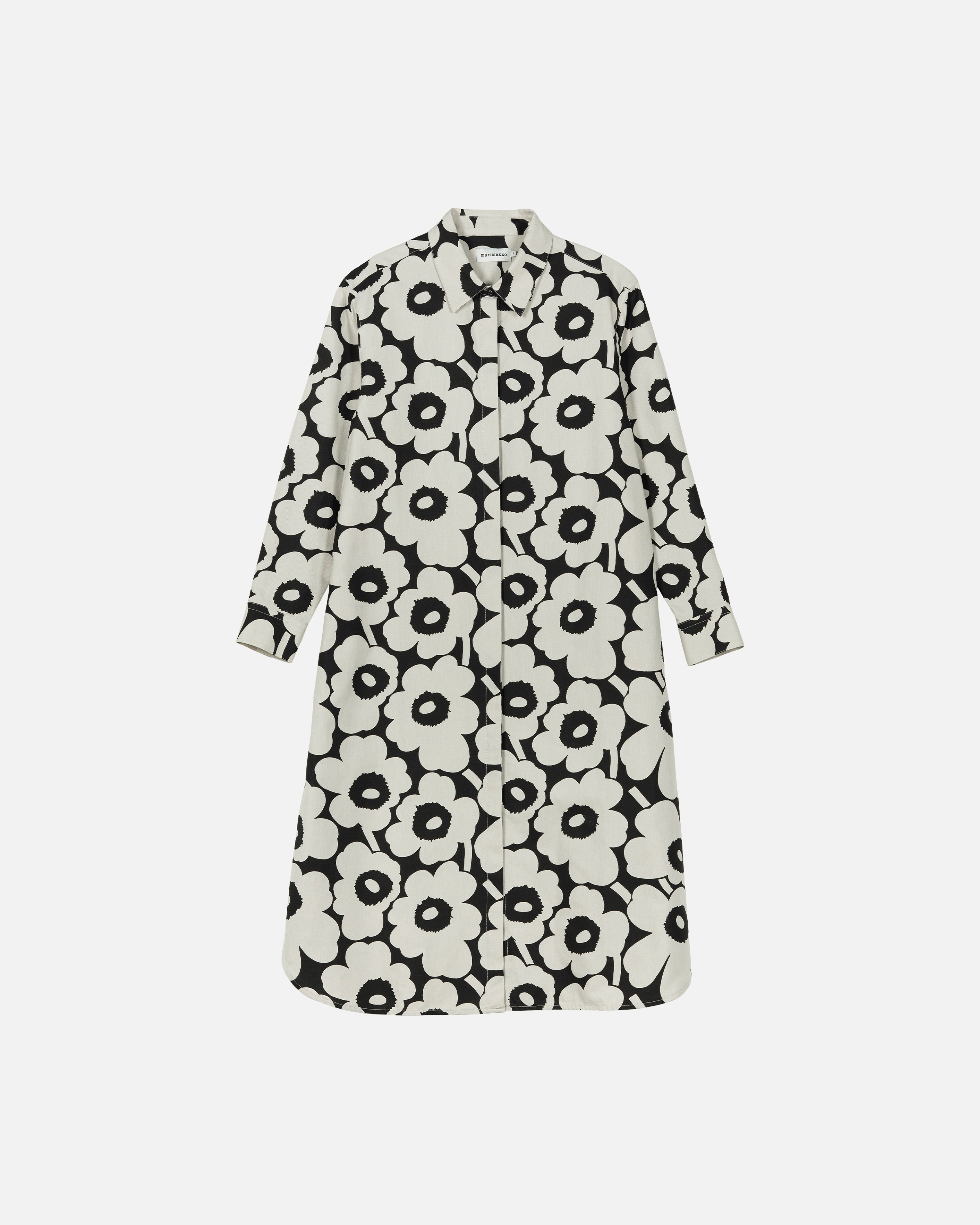 marimekko runoelma unikko shirt dress Marimekko Runoelma Unikko Shirt Dress KIITOSlife