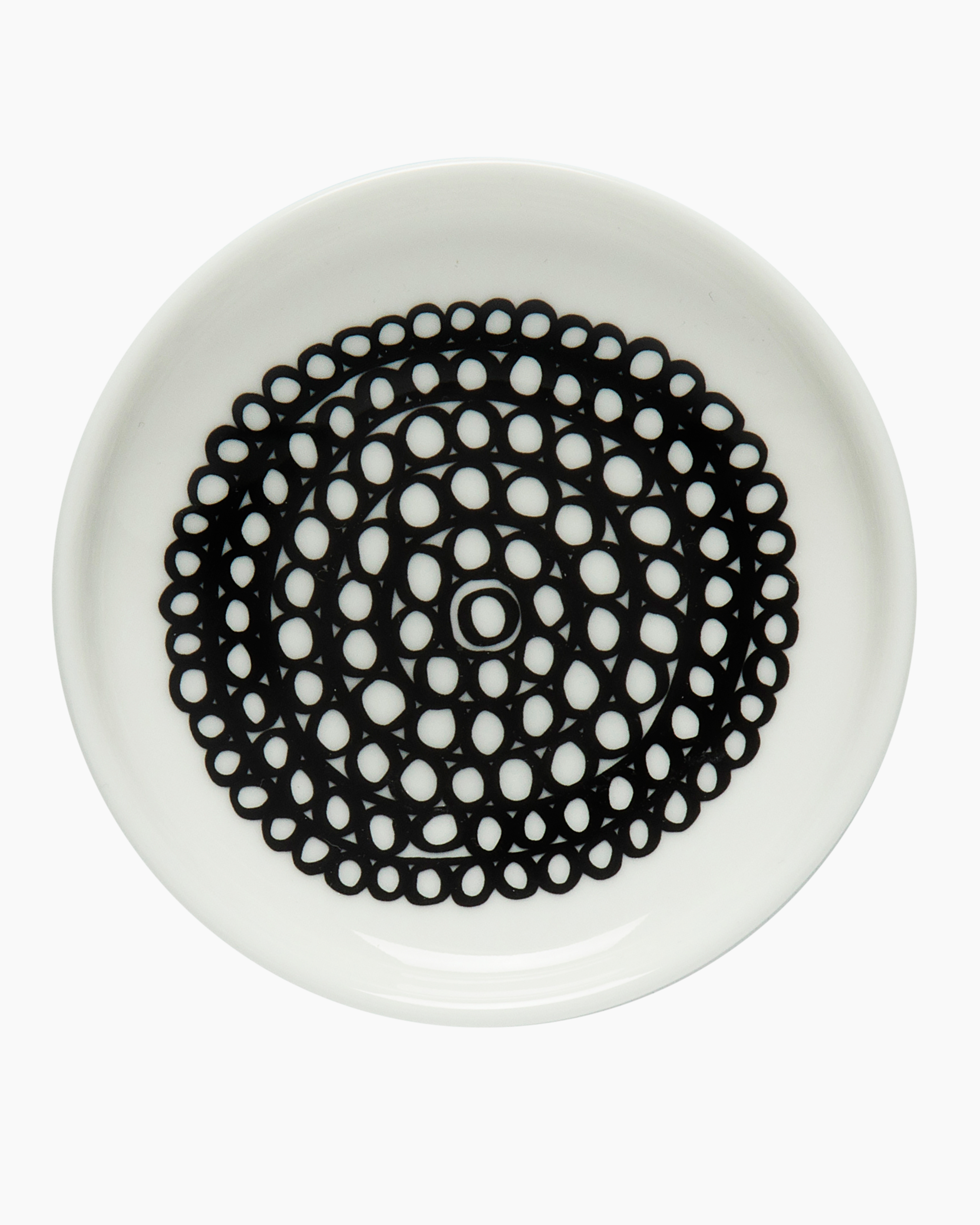 Siirtolapuutarha, Mini plate, white,black,
