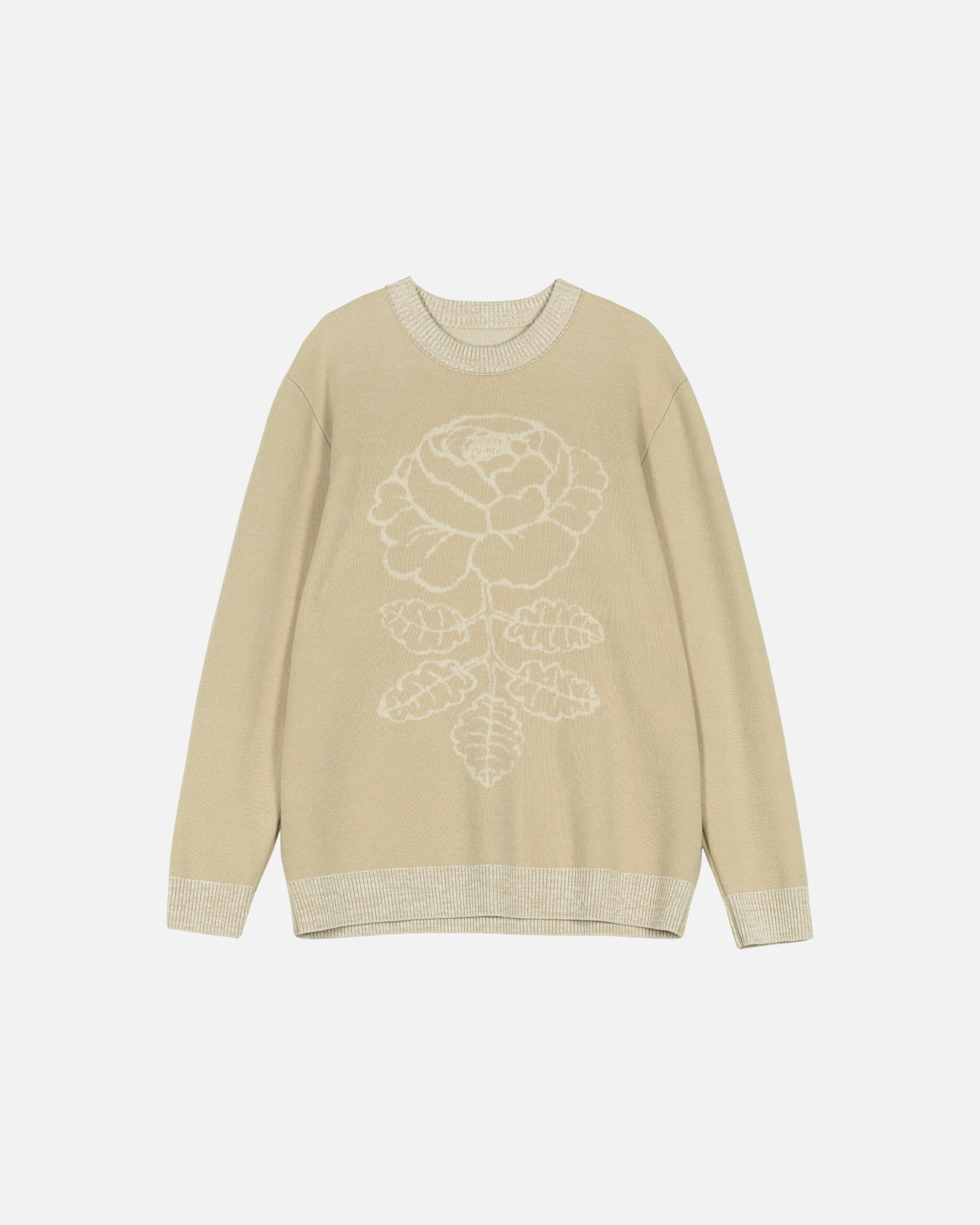RWS Ruusut Vihkiruusu, Knitted wool pullover, beige, off white,